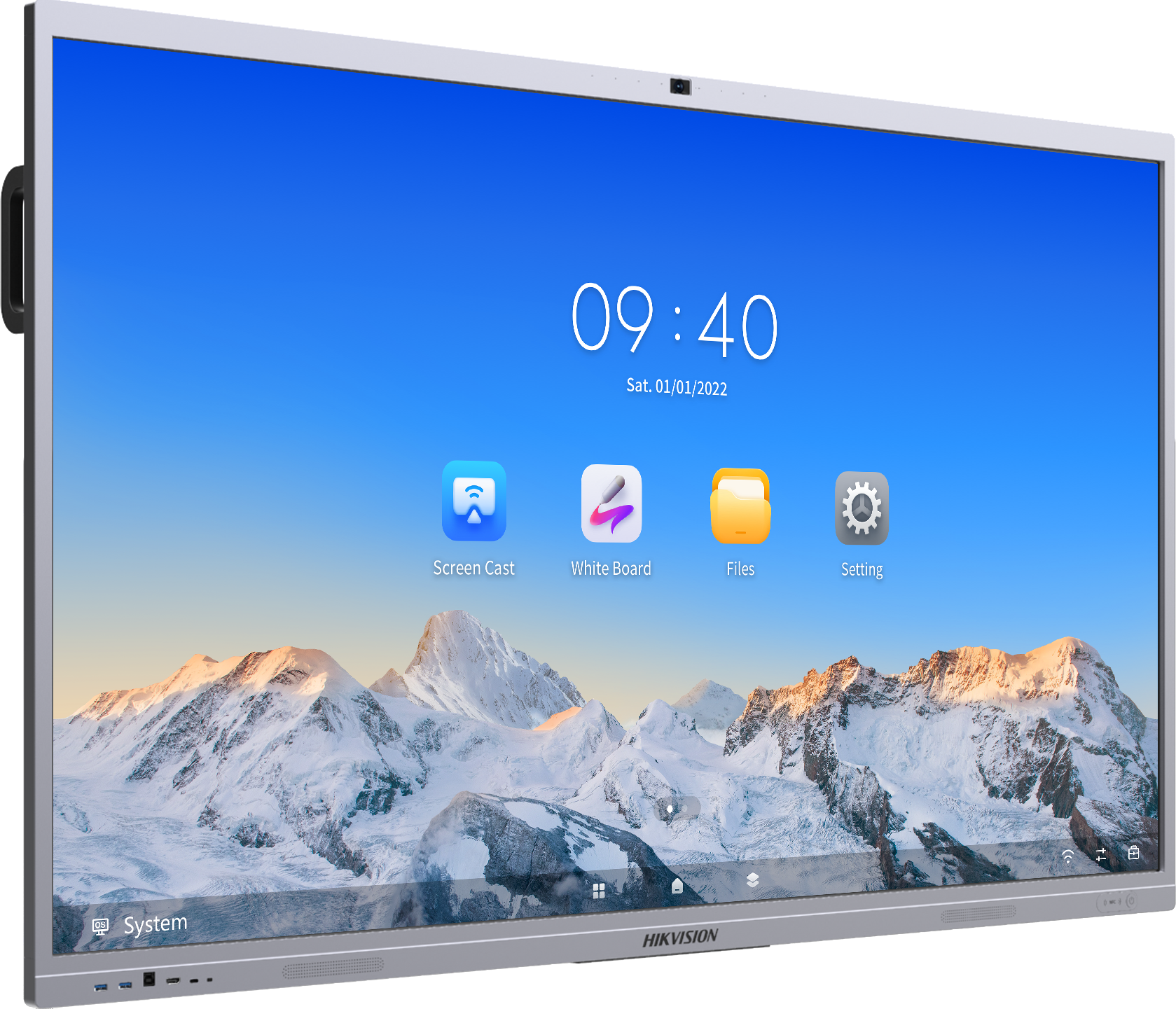 ขายถูก DS-D5C75RB/B HIKVISION 75-inch จอสัมผัส 4K Interactive มี wall mount ในกล่อง ประกันศูนย์