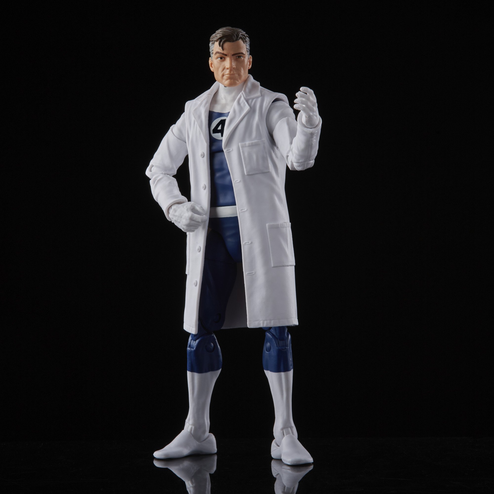 Hasbro Marvel Legends Series Retro Fantastic Four Mr. Fantastic 6-Inch Action Figure ฮาสโบร มาร์เวล เลเจนด์ แฟนแทสติก โฟร์ หุ่นโมเดลฟิกเกอร์ มิสเตอร์ แฟนแทสติก ขนาด 6 นิ้ว ลิขสิทธิ์แท้