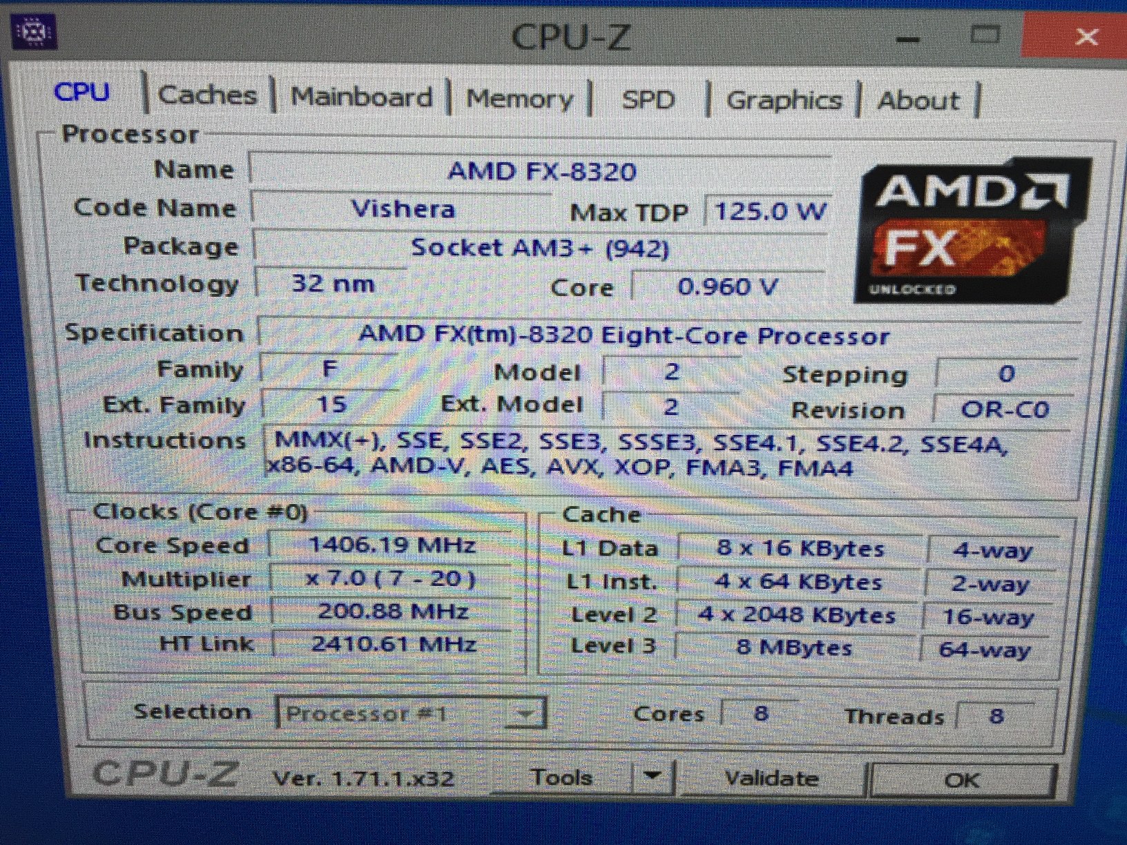 AMD FX8320 ของใหม่เก่าเก็บ JIB 09/2018