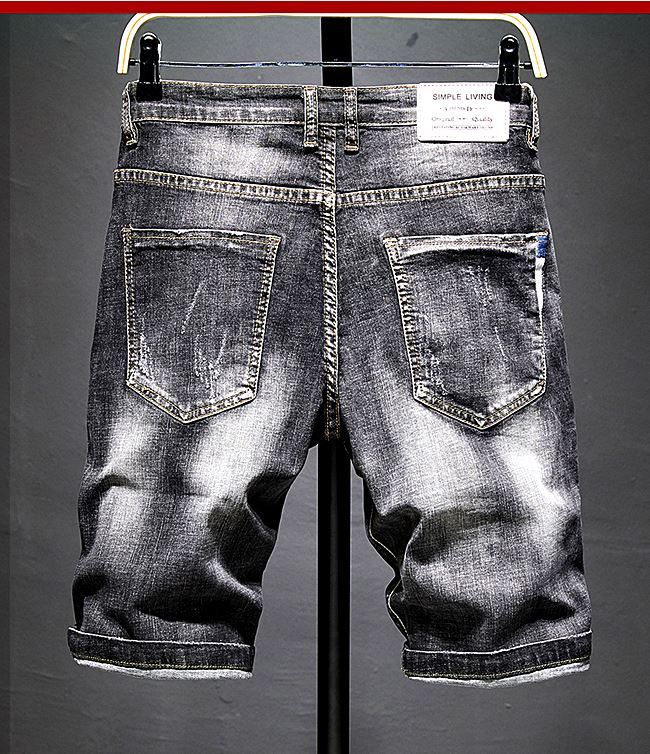 001036 กางเกงยีนส์ขาสั้น Sandcow Denim สไตล์เกาหลีวินเทจ Version Diesel Jeans Slim feet Size 28-38