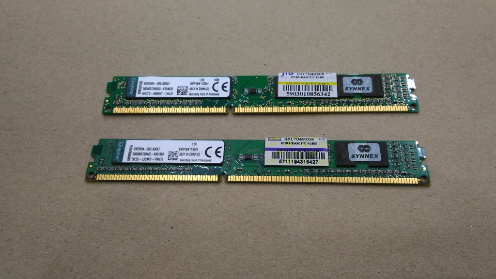 4GB. DDR-3 1600