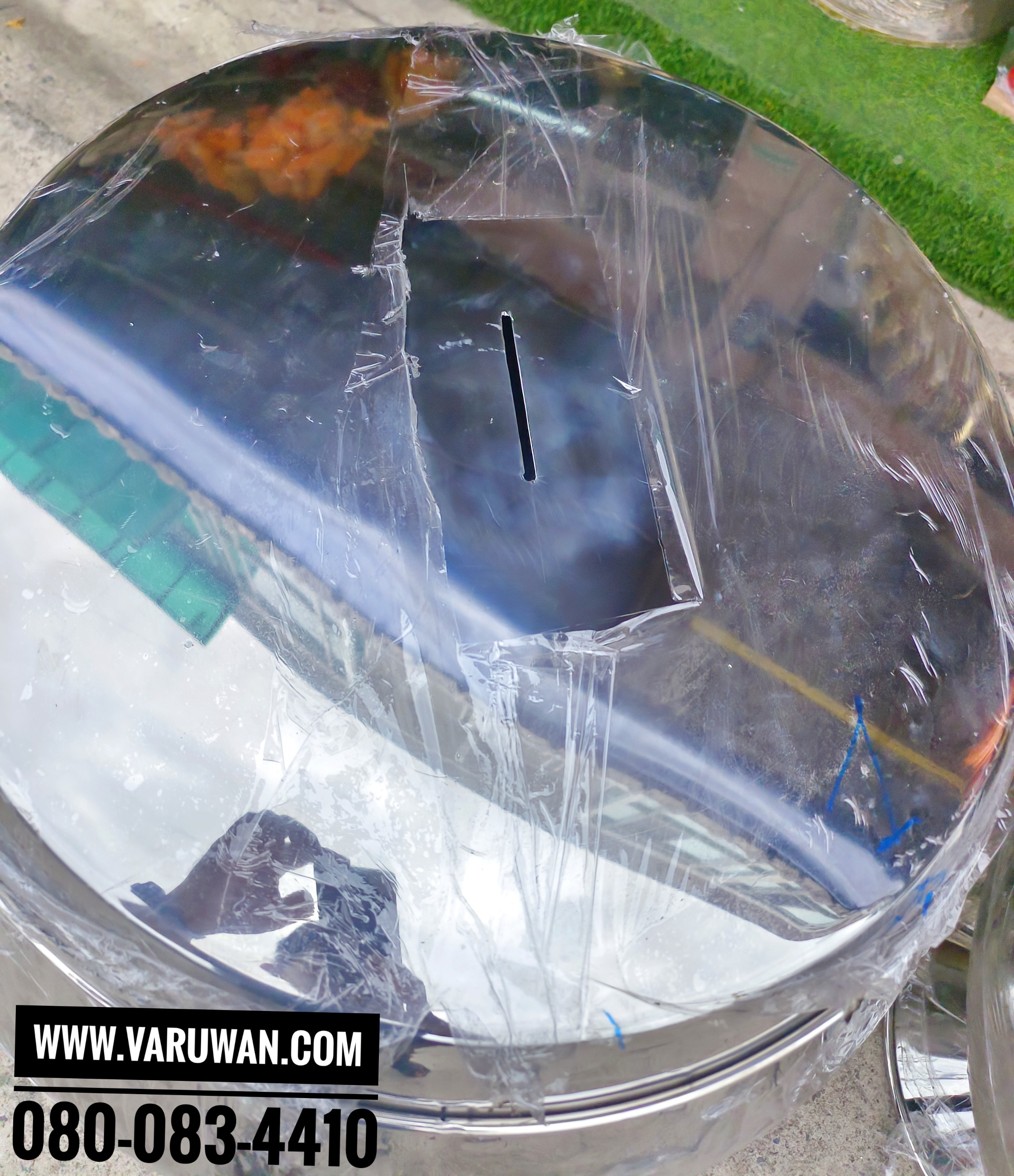 บาตรสแตนเลส (บาตรสแตนเลสใบใหญ่) บาตรออมสิน บาตรน้ำมนต์ สแตนเลสอย่างดี