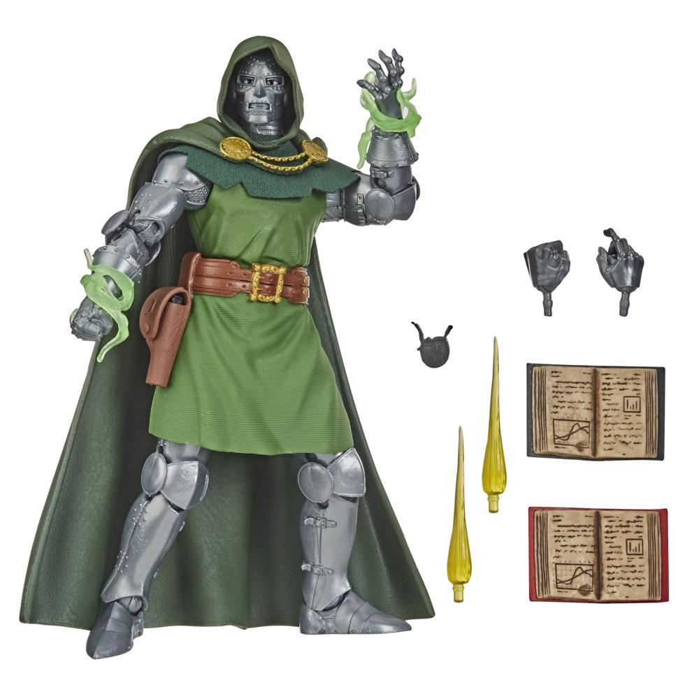Hasbro Marvel Legends Series Vintage Fantastic Four Doctor Doom 6-Inch Action Figure ฮาสโบร มาร์เวล เลเจนด์ แฟนแทสติก โฟร์ หุ่นโมเดลฟิกเกอร์ ด็อกเตอร์ดูม วินเทจ ขนาด 6 นิ้ว ลิขสิทธิ์แท้