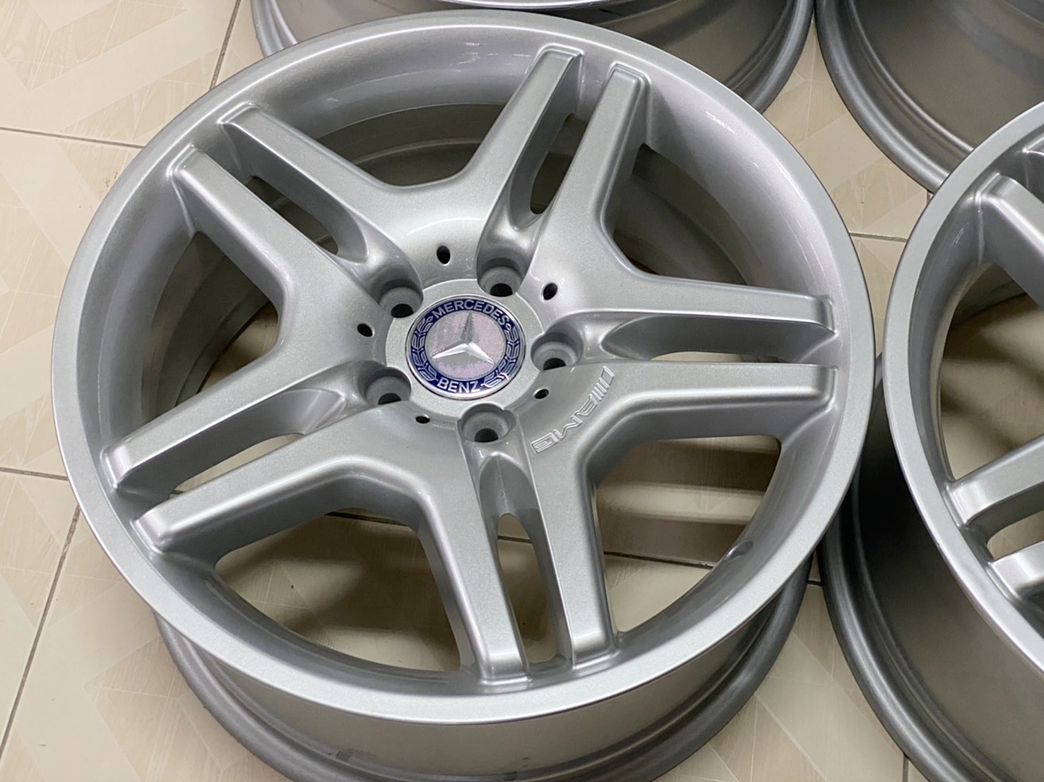 ล้อแท้ AMG ST4 18" part w220