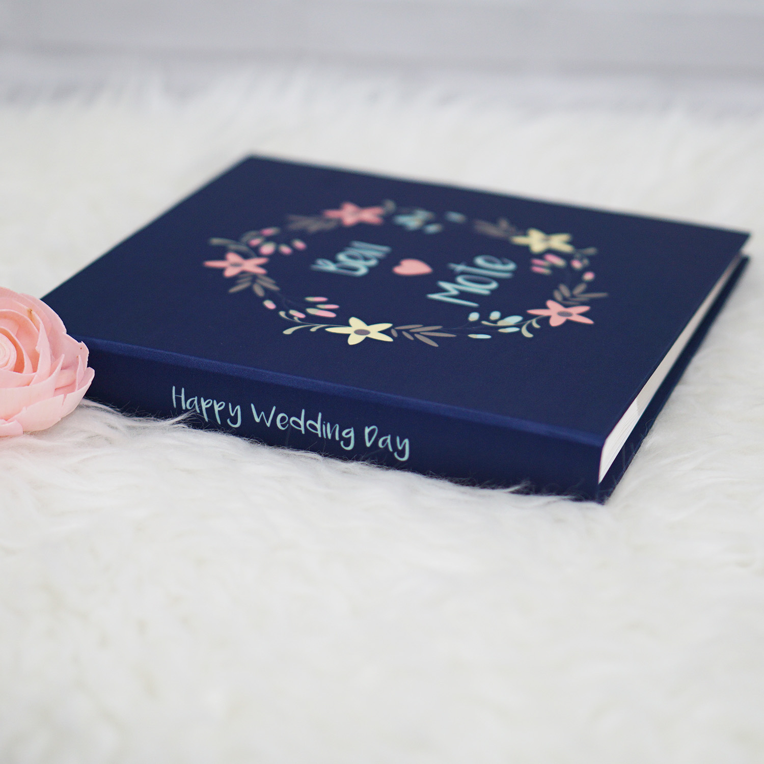 อัลบั้มสั่งทำใส่ชื่อ ลาย Floral Frame