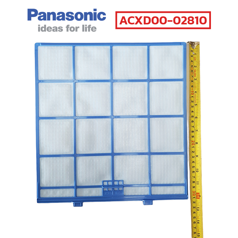 ฟิลเตอร์แอร์ PANASONIC แผ่นกรองแอร์ ACXD00-02810 แผ่นกรองฝุ่น พานาโซนิค (9,000 - 13,000 บีทียู)