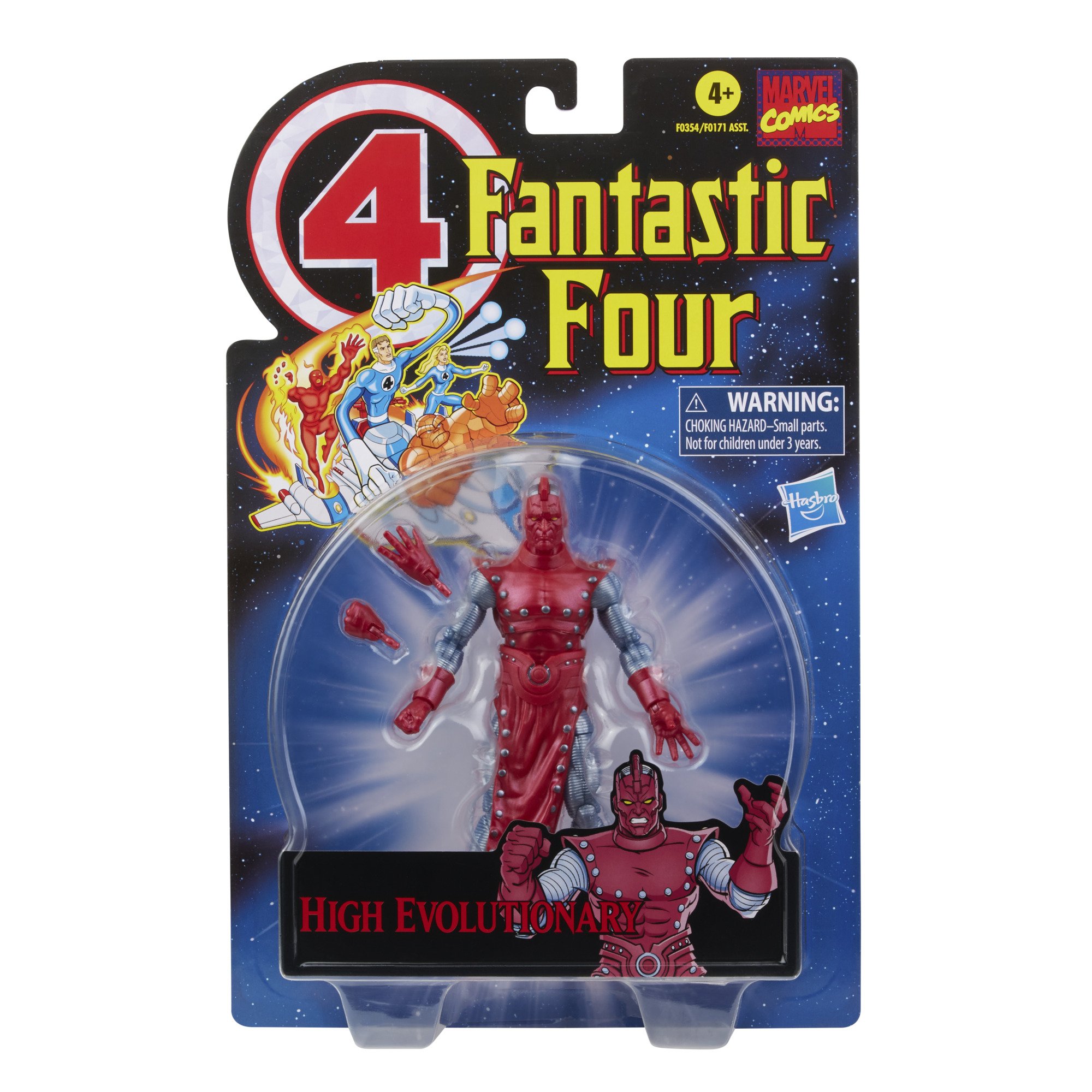 Hasbro Marvel Legends Series Retro Fantastic Four High Evolutionary 6-Inch Action Figure ฮาสโบร มาร์เวล เลเจนด์ แฟนแทสติก โฟร์ หุ่นโมเดลฟิกเกอร์ ไฮ อีโวลูชั่นนารี่ ขนาด 6 นิ้ว ลิขสิทธิ์แท้