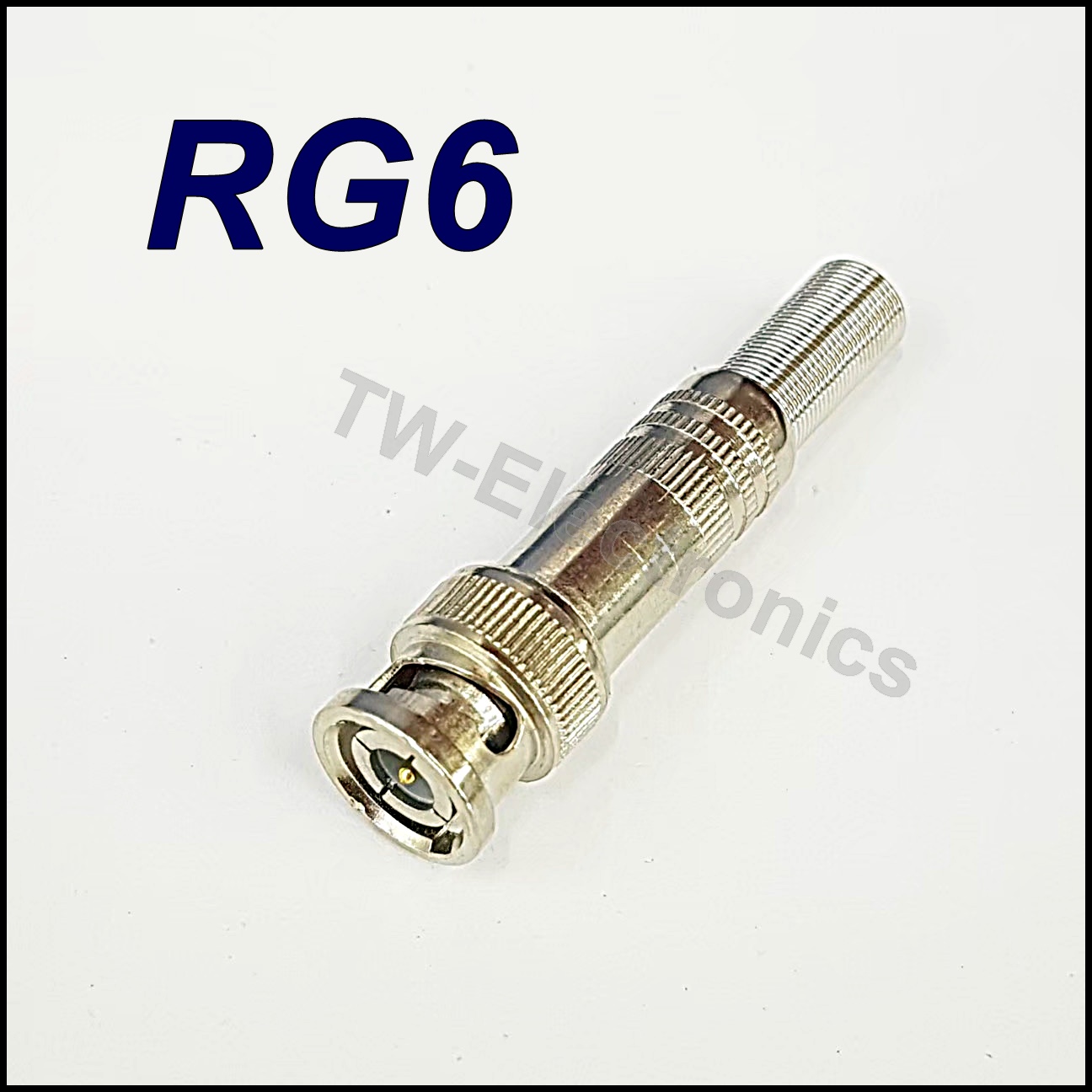 BNC ตัวผู้ RG6 บัดกรี / BNP061