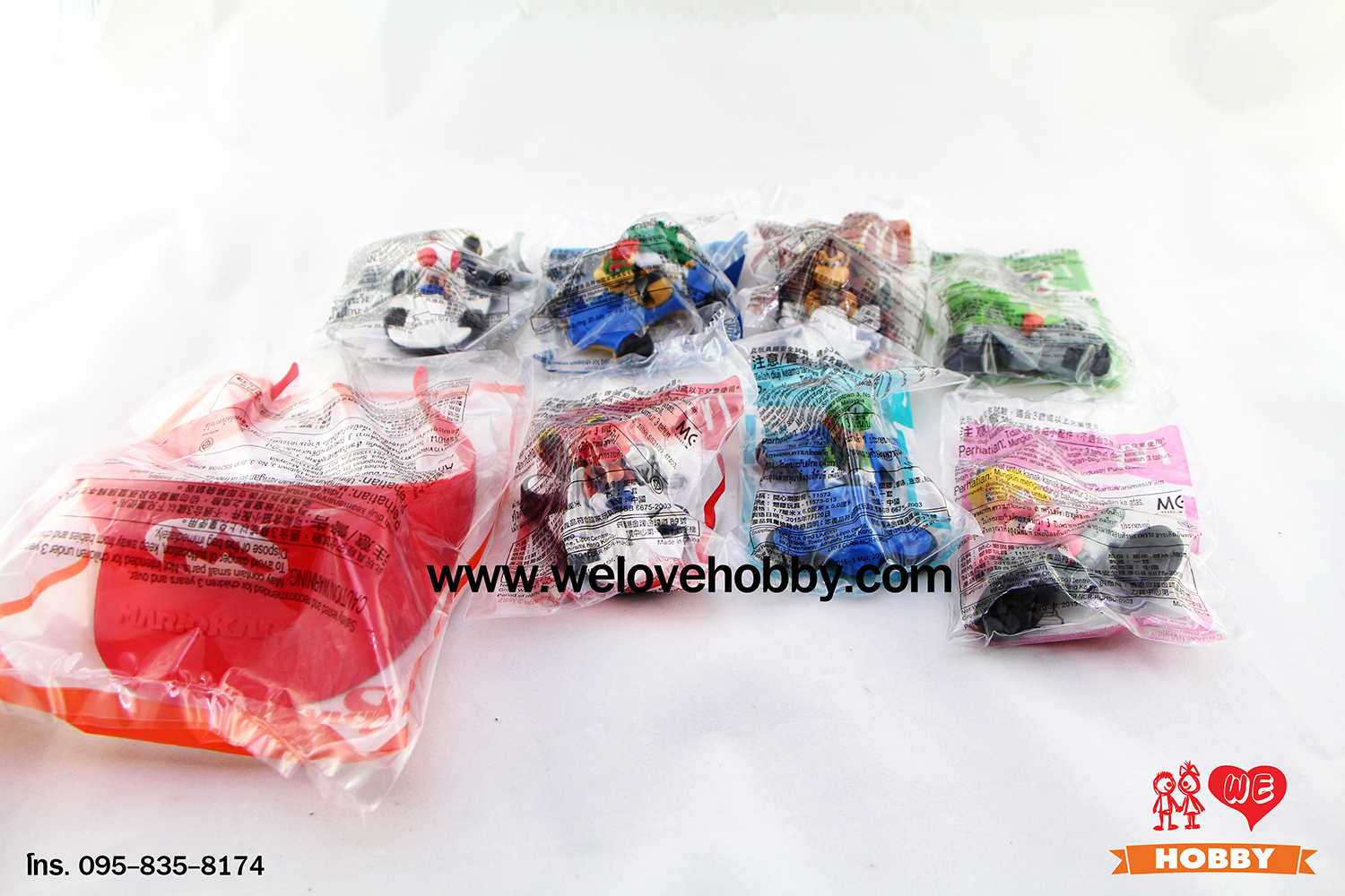 โมเดลของเล่นแมคโดนัลด์(McDonald's) แฮปปี้มีล Happy Meal ชุด Mario Kart 8 (2015)