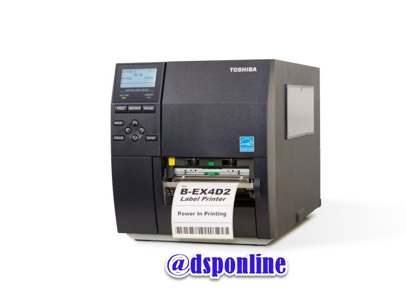 ขายถูก เครื่องพิมพ์บาร์โค้ด TOSHIBA B-EX4T2 300 dpi ประกันศูนย์ 1 ปี