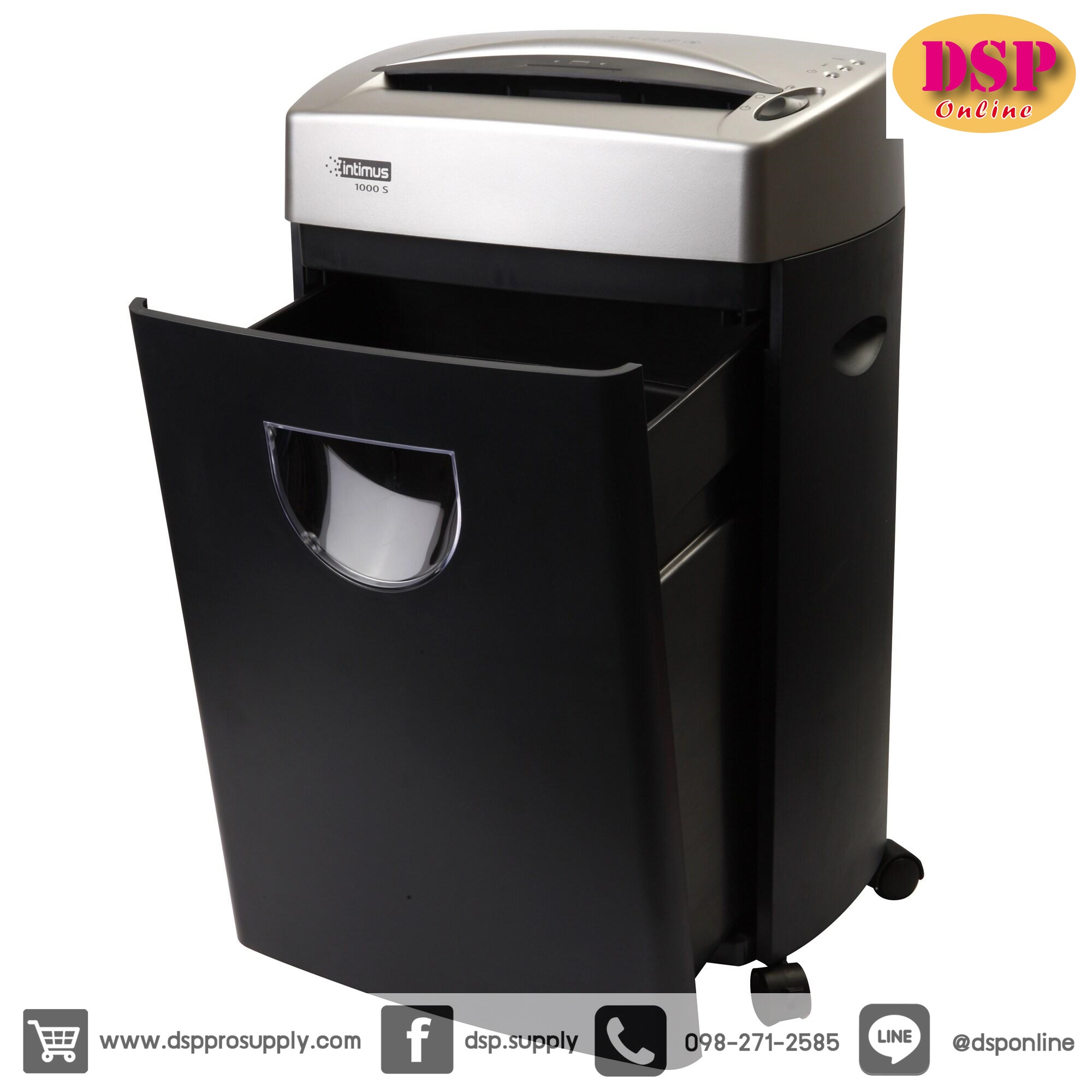 ขายถูก เครื่องทำลายเอกสาร intimus 1000S-IN ตัดตรง12แผ่น ตัดขนาด4มิล