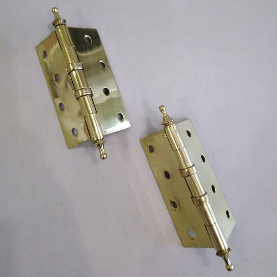 บานพับแหวนลูกปืน 4x3 นิ้ว ทองเหลือง