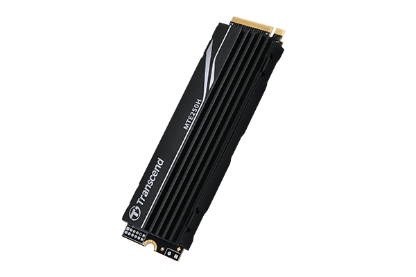 1 TB SSD (เอสเอสดี) TRANSCEND PCIe Gen4x4 NVMe 3D TLC with Dram(Metal Heatsink) M.2 2280 (TCN-TS1TMTE250H)