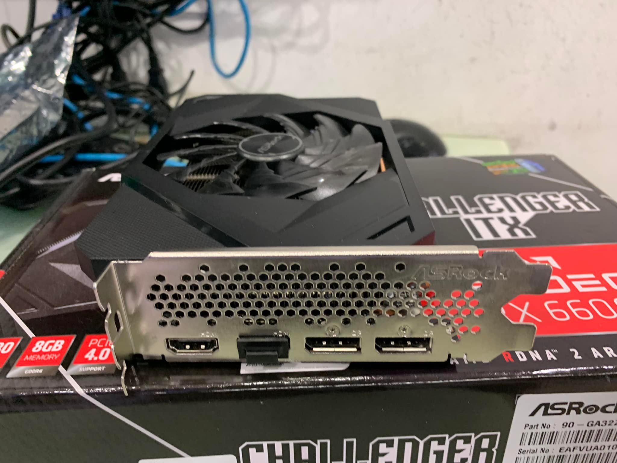 ASROCK AMD Radeon RX 6600 XT Challenger Pro 8GB OC มือสอง สภาพของใหม่ประกันเกือบ3ปี