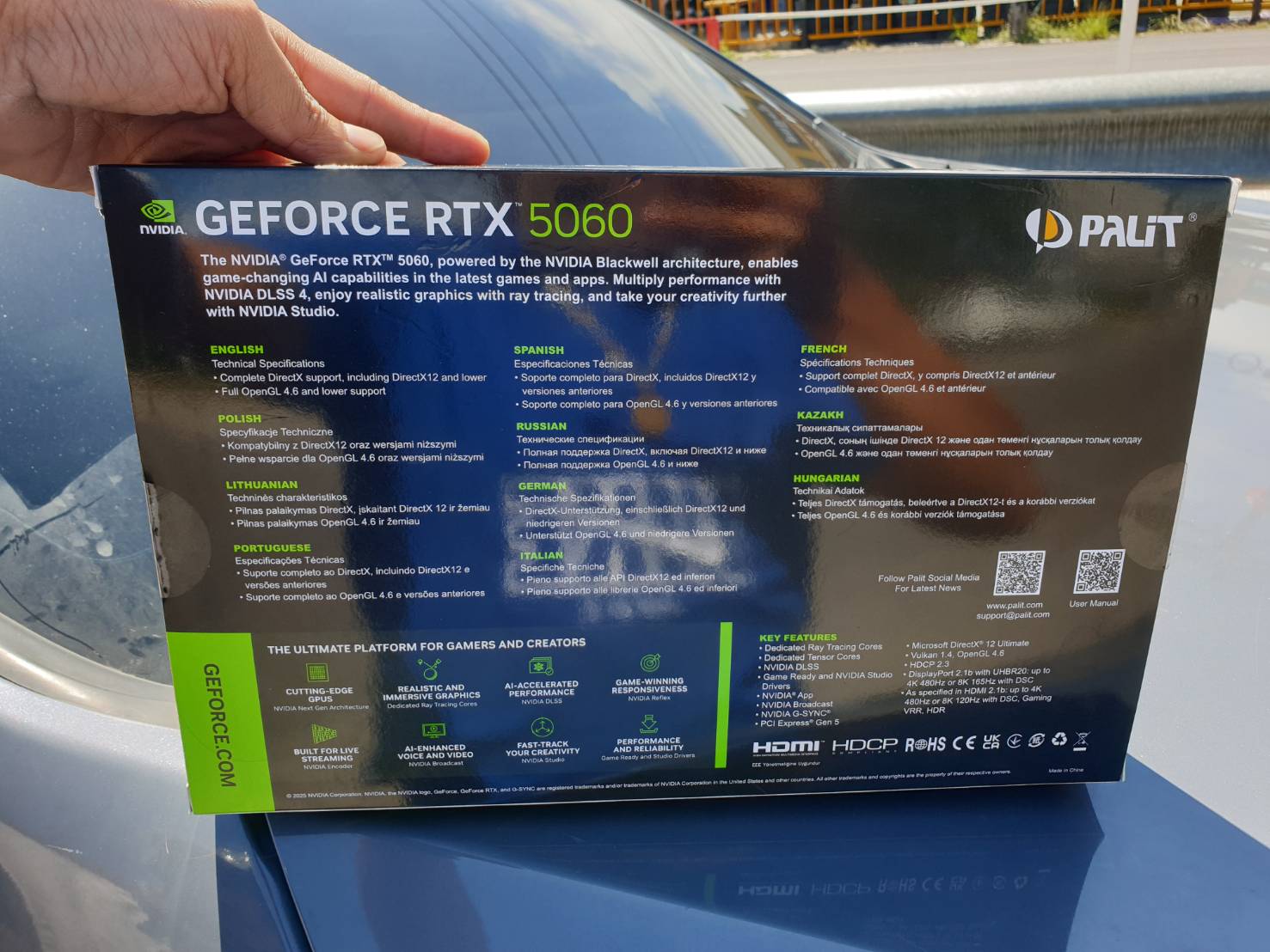 การ์ดจอ Palit RTX 5060 8GB ประกัน JIB