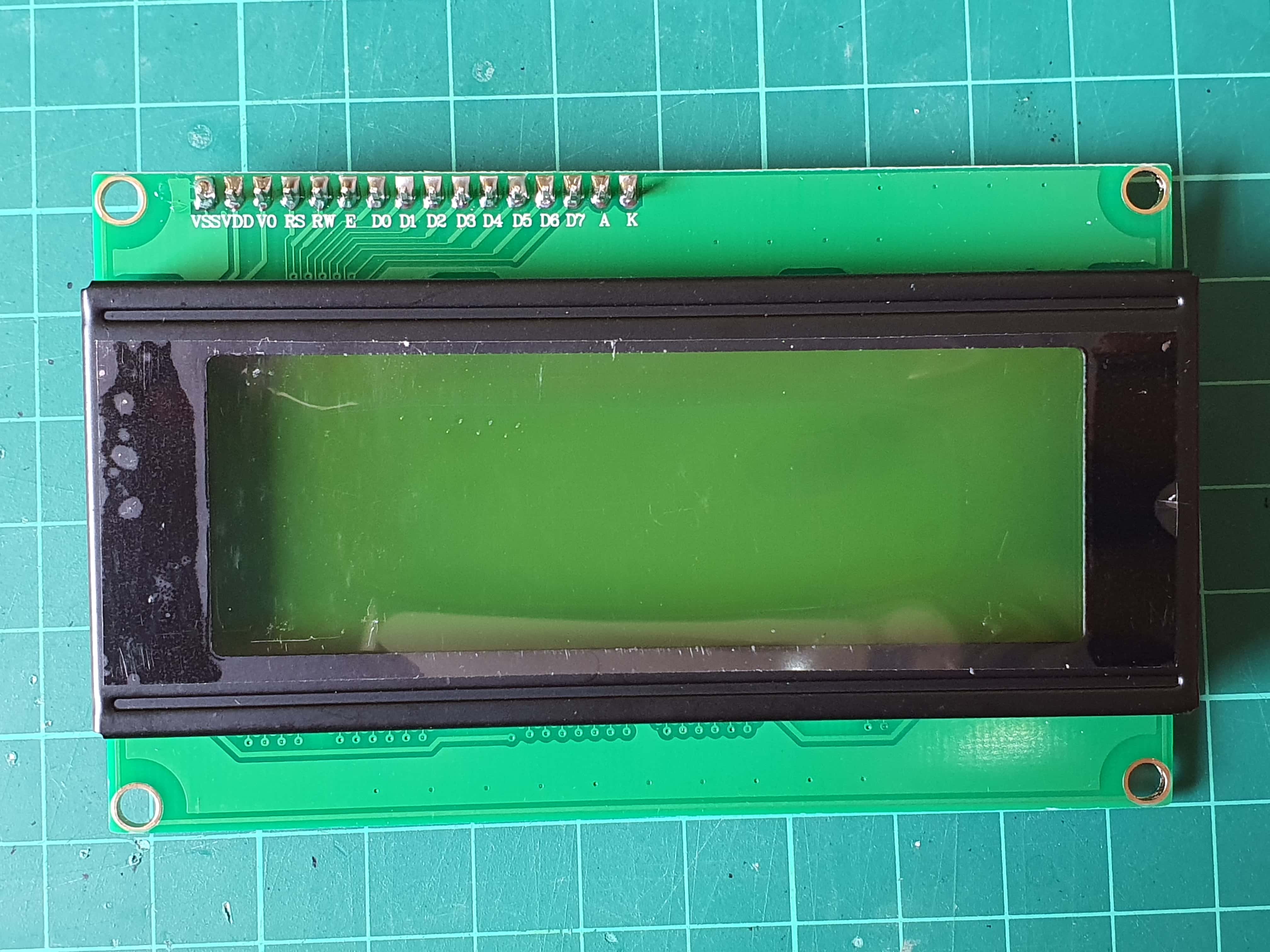 (Yellow) 20x4 LCD IIC