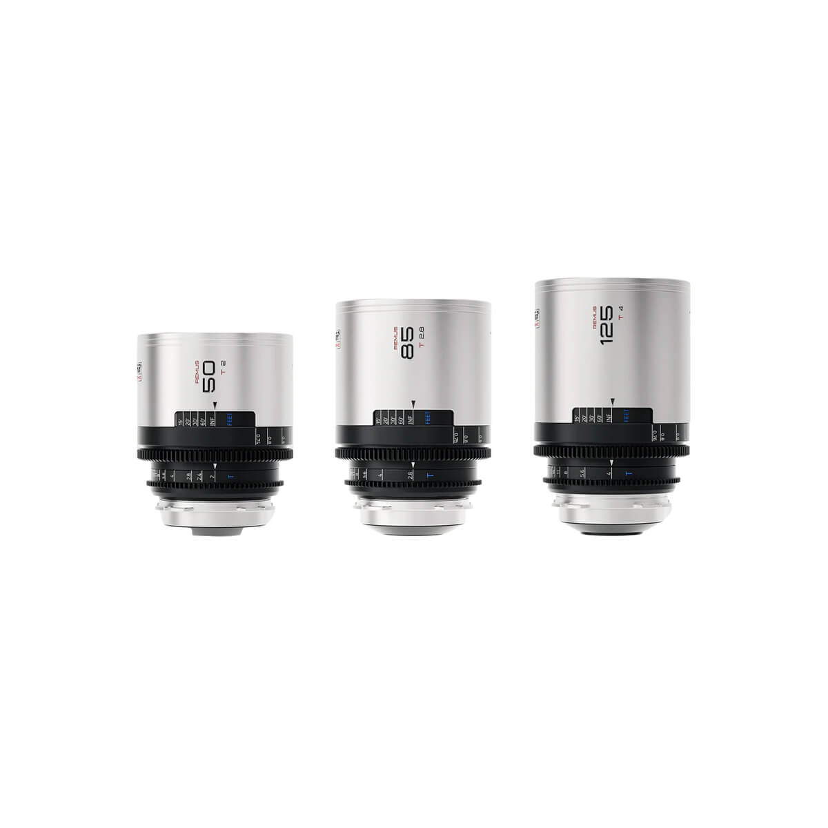 ชุดเลนส์อนามอร์ฟิก BLAZAR LENS Remus 50/85/125mm Full-Frame 1.5x Anamorphic 3-Lens Kit with Case (PL Mount) Set B