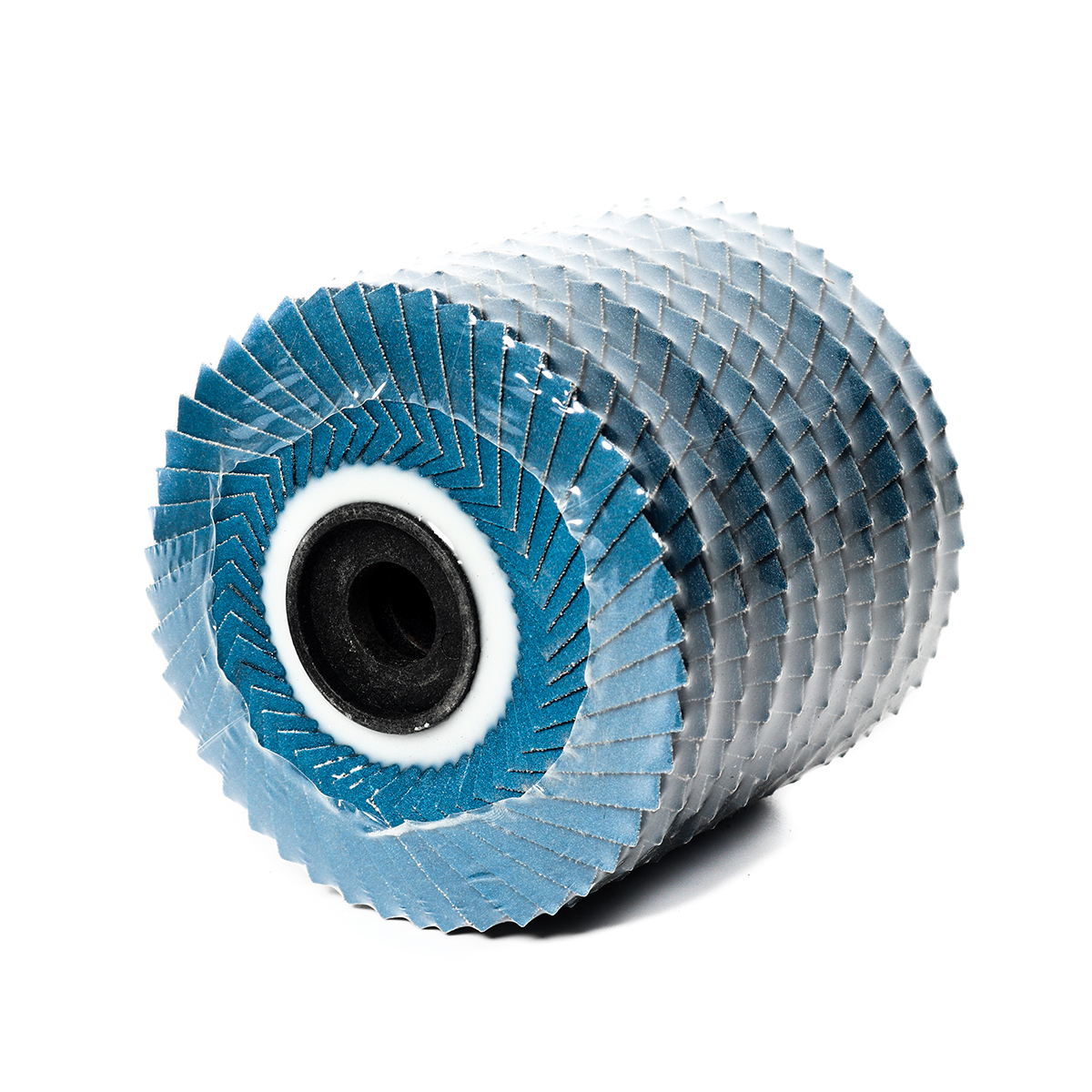 แผ่นเจียรทรายซ้อนหลังอ่อน MARATHON 4 นิ้ว No.320 Flap Disc Aluminum Oxide (10อัน/กล่อง)