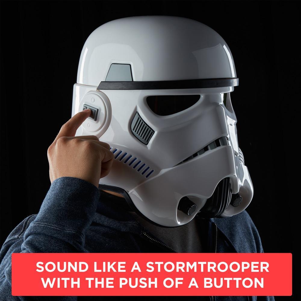 Hasbro Star Wars The Black Series Imperial Stormtrooper 1:1 Scale Electronic Voice Changer Helmet ฮาสโบร สตาร์ วอร์ส เดอะ แบล็ค ซีรี่ย์ส หน้ากาก อิมพีเรียล สตอร์มทรูปเปอร์ เปลี่ยนเสียงได้ ลิขสิทธิ์แท้