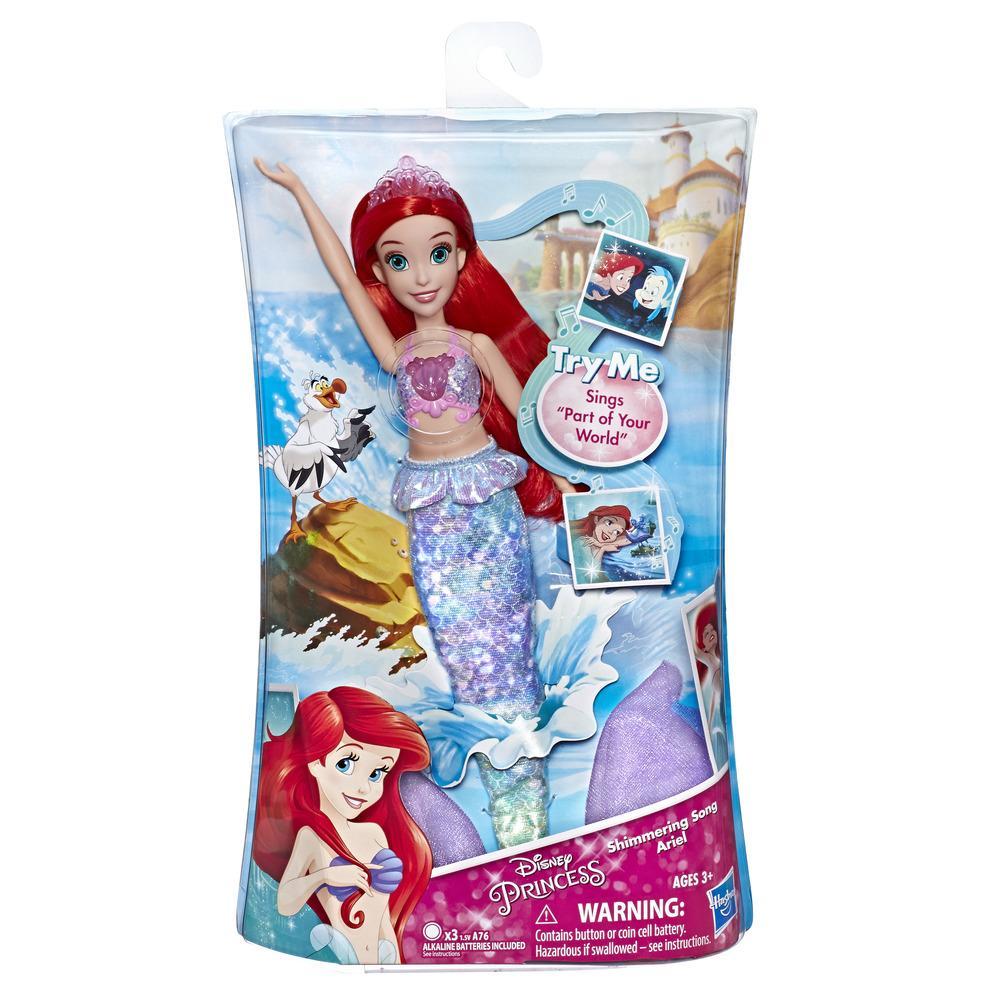 Hasbro Disney Princess Shimmering Song Ariel Singing Doll ฮาสโบร ดิสนี่ย์ ปริ๊นเซส ตุ๊กตาเจ้าหญิง แอเรียล ขนาด 10.5 นิ้ว มีเสียงเพลง ลิขสิทธิ์แท้