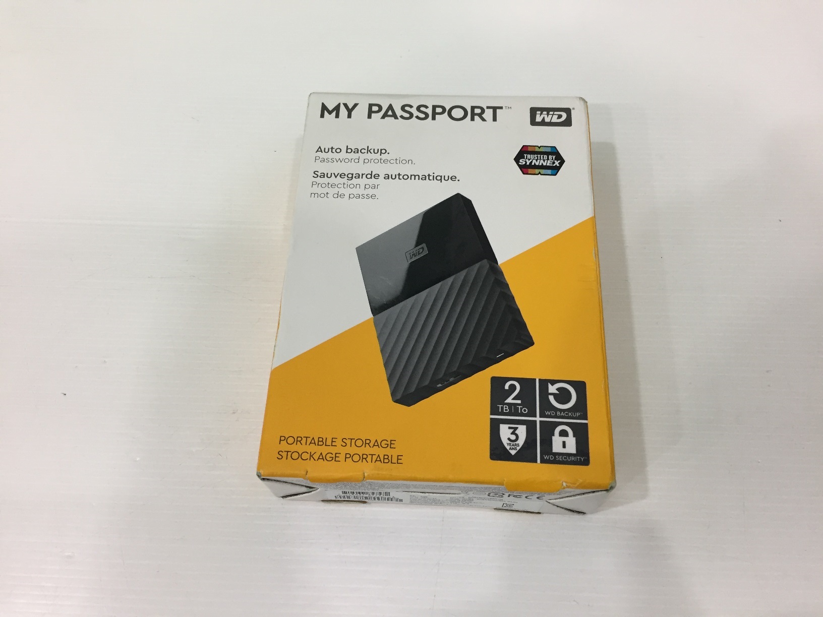 WD My Passport BS4B0020BBK-WESN 2 TB External Hard Drive