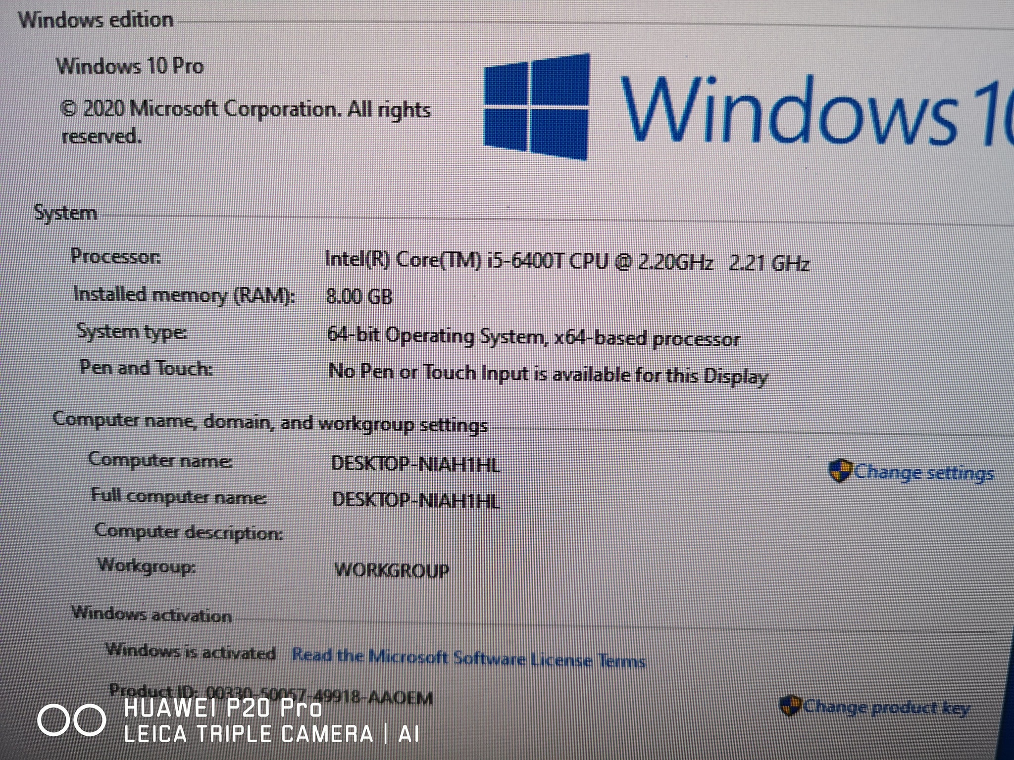 ACER VERITON N4640G Micro PC