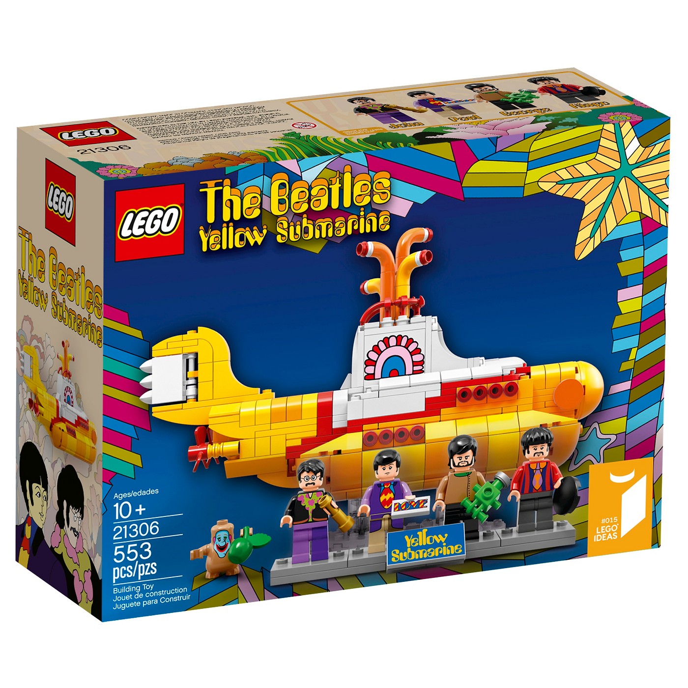 LEGO Ideas ตัวต่อเสริมทักษะ เดอะบีเทิลส์ The Beatles - Yellow Submarine รุ่น 21306