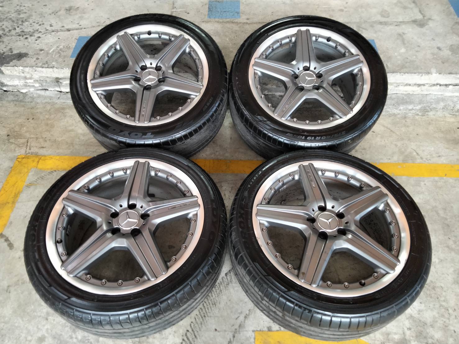 ล้อเบนซ์แท้ AMG ST6 19" ล้อเบนซ์เทพ 2ชิ้นแท้