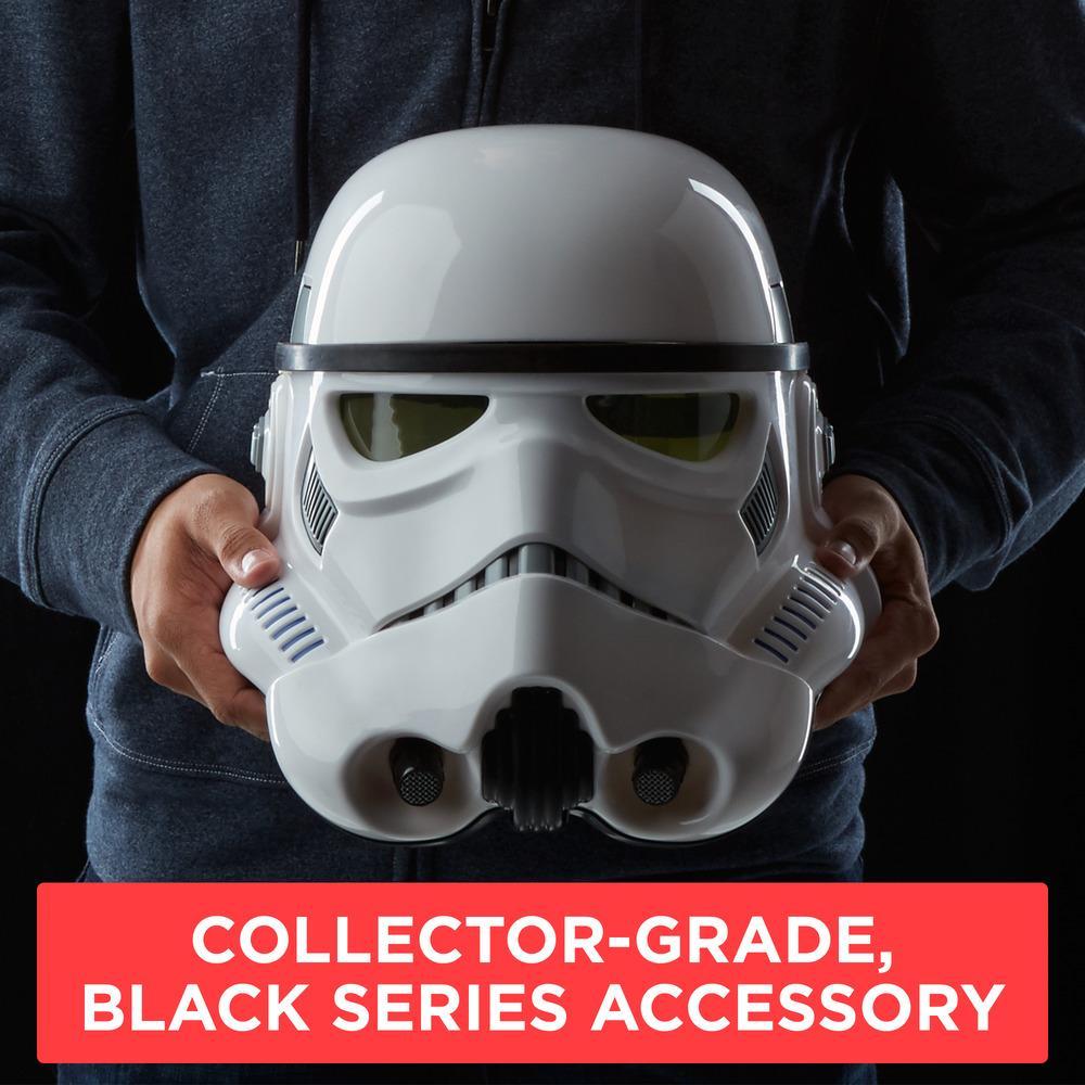Hasbro Star Wars The Black Series Imperial Stormtrooper 1:1 Scale Electronic Voice Changer Helmet ฮาสโบร สตาร์ วอร์ส เดอะ แบล็ค ซีรี่ย์ส หน้ากาก อิมพีเรียล สตอร์มทรูปเปอร์ เปลี่ยนเสียงได้ ลิขสิทธิ์แท้