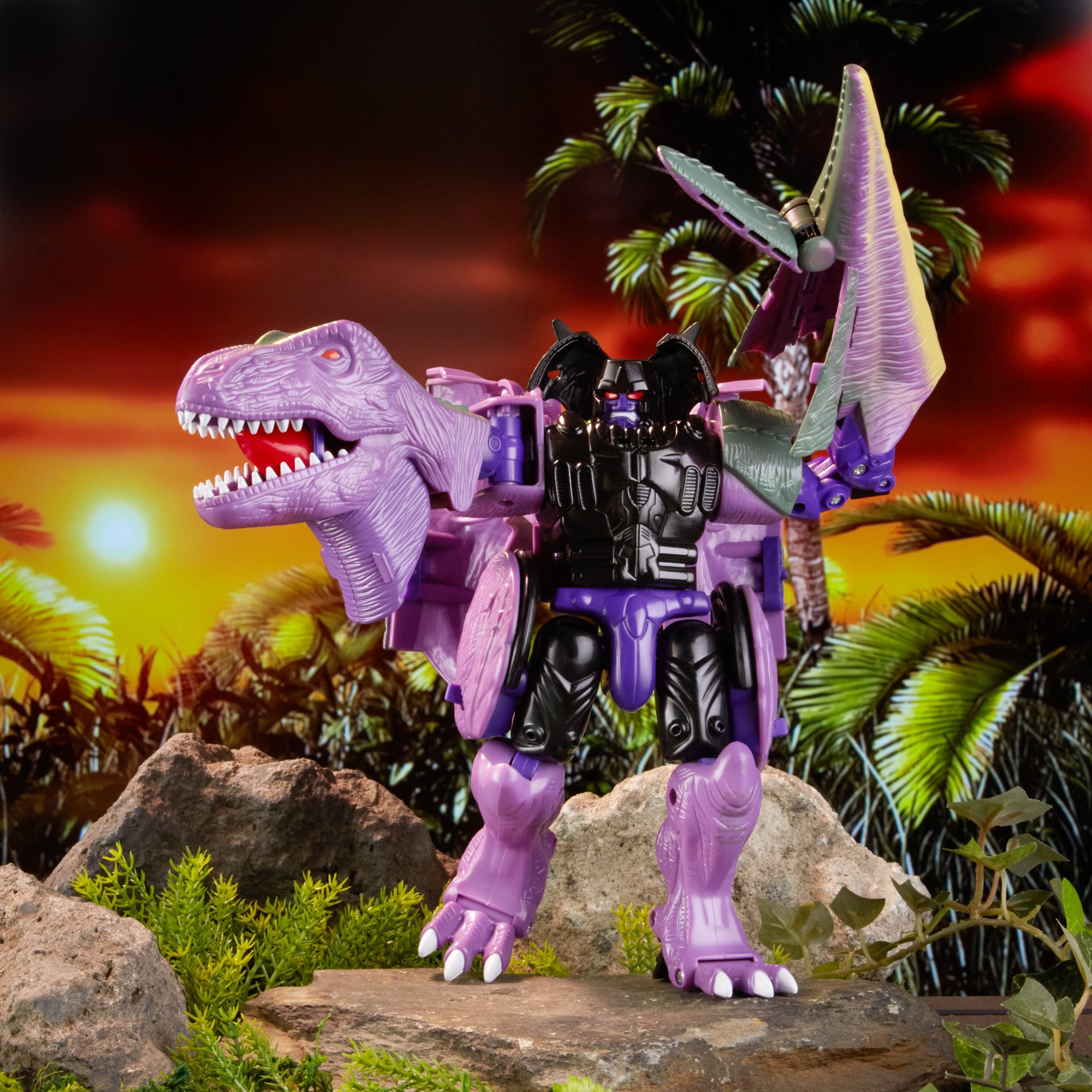 Hasbro Transformers Vintage Beast Wars Predacon Megatron Figure ฮาสโบร ทรานสฟอเมอร์ส วินเทจ บีสท์ วอร์ส หุ่นยนต์พรีดาคอน เมกะทรอน ขนาด 7.5 นิ้ว ลิขสิทธิ์แท้