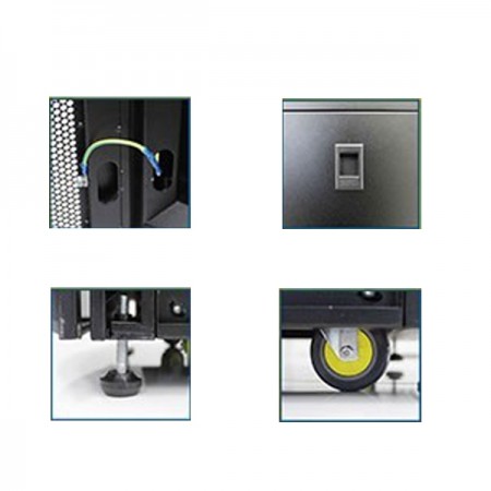 ขายถูก 19" GERMANY G8-80842DDB IDC Server Rack 42U (W80xD80xH205cm.)