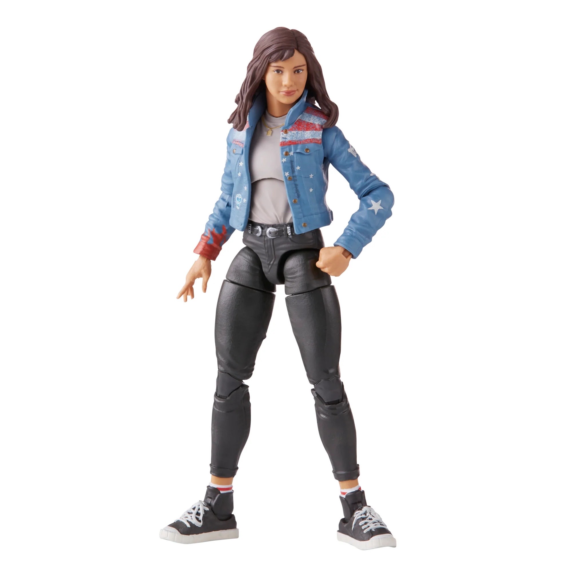 Hasbro Marvel Legends Series Doctor Strange In The Multiverse of Madness America Chavez 6-inch Figure ฮาสโบร มาร์เวล เลเจนด์ ซีรี่ย์ส หุ่นโมเดลฟิกเกอร์ ด็อกเตอร์ สเตรนจ์ อิน ดิ มัลติเวิร์ส ออฟ แมดเนส อเมริกา ชาเวซ ขนาด 6 นิ้ว (No BAF) ลิขสิทธิ์แท้