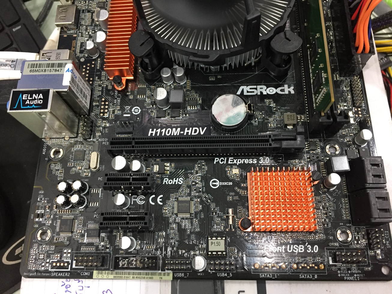 i3-6100+ Asrock H110M-HDV 10/2019