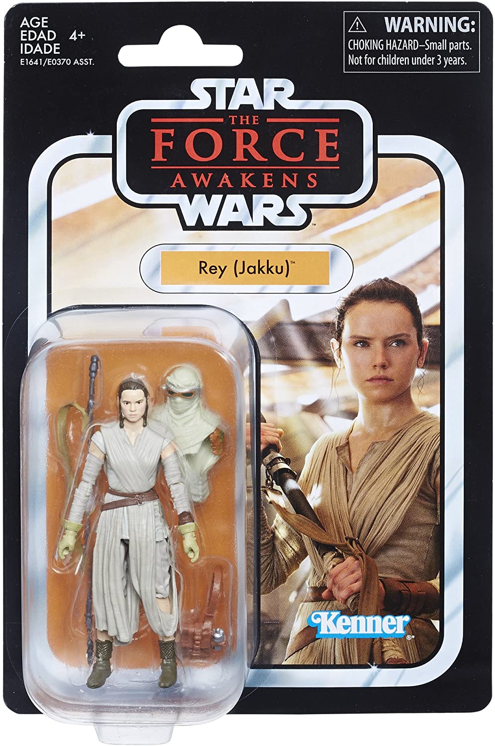 Hasbro Kenner The Vintage Collection Star Wars Rey (Jakku) 3.75-inch-scale Action Figure ฮาสโบร สตาร์ วอร์ส หุ่นโมเดลฟิกเกอร์ เรย์ (แจคคู) ขนาด 3.75 นิ้ว ลิขสิทธิ์แท้