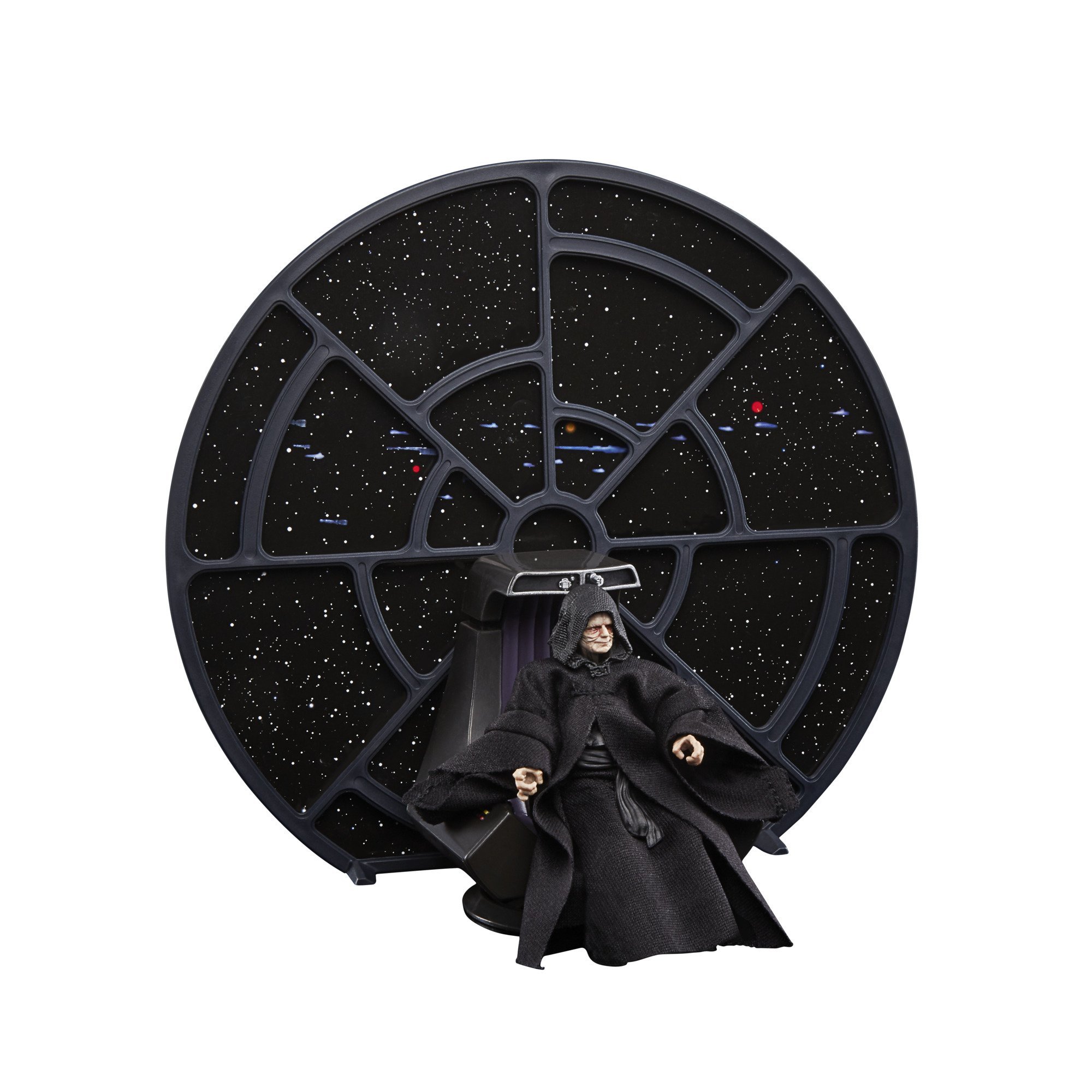 Hasbro Kenner The Vintage Collection Star Wars Emperor’s Throne Room Palpatine (SDCC 2021) 3.75-inch-scale Figure ฮาสโบร สตาร์ วอร์ส หุ่นโมเดลฟิกเกอร์ พัลพาทีน(พร้อมบัลลังก์ และหน้าต่างแบล็คกราวน์) ขนาด 3.75 นิ้ว ลิขสิทธิ์แท้