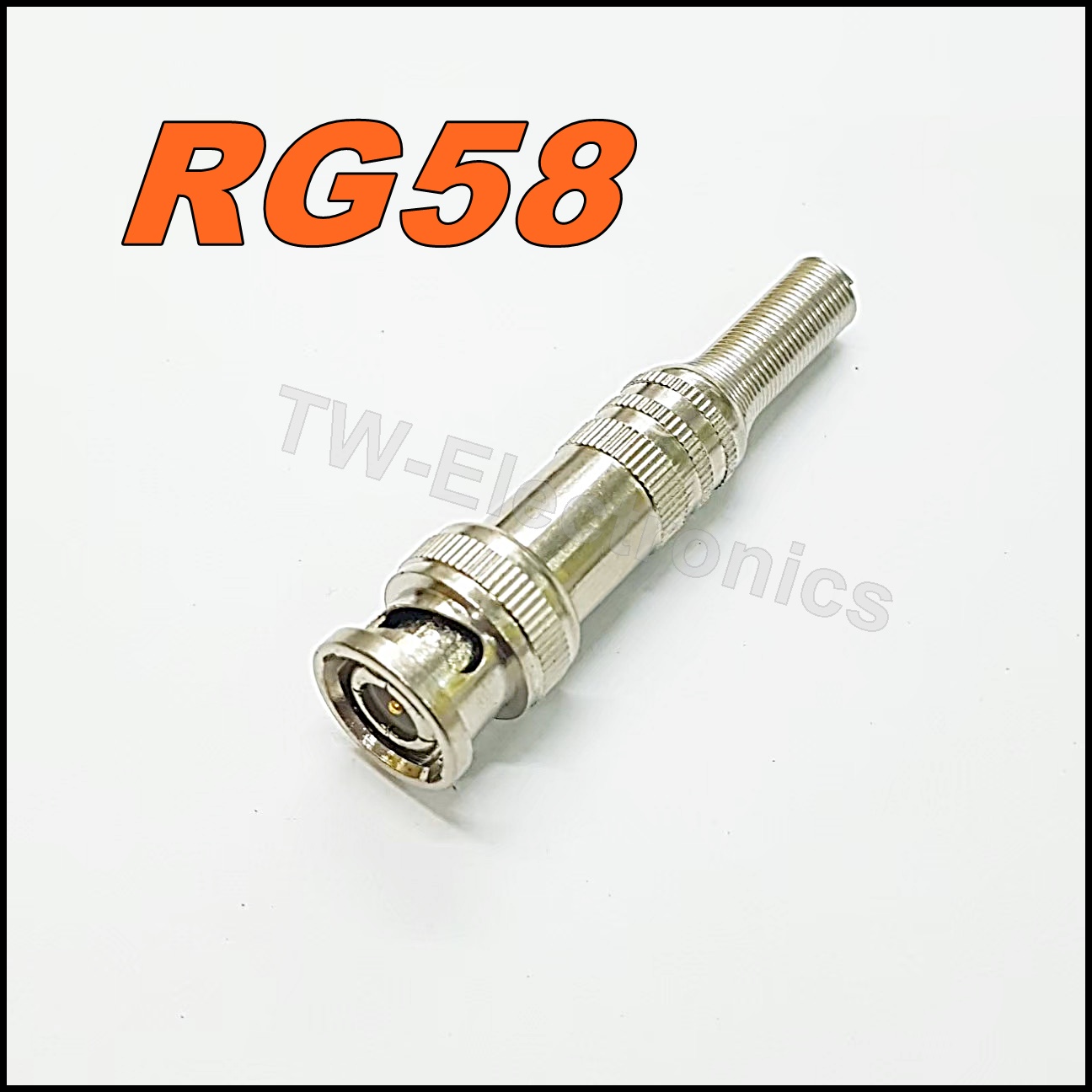 BNC ตัวผู้ RG58 บัดกรี / BNP581