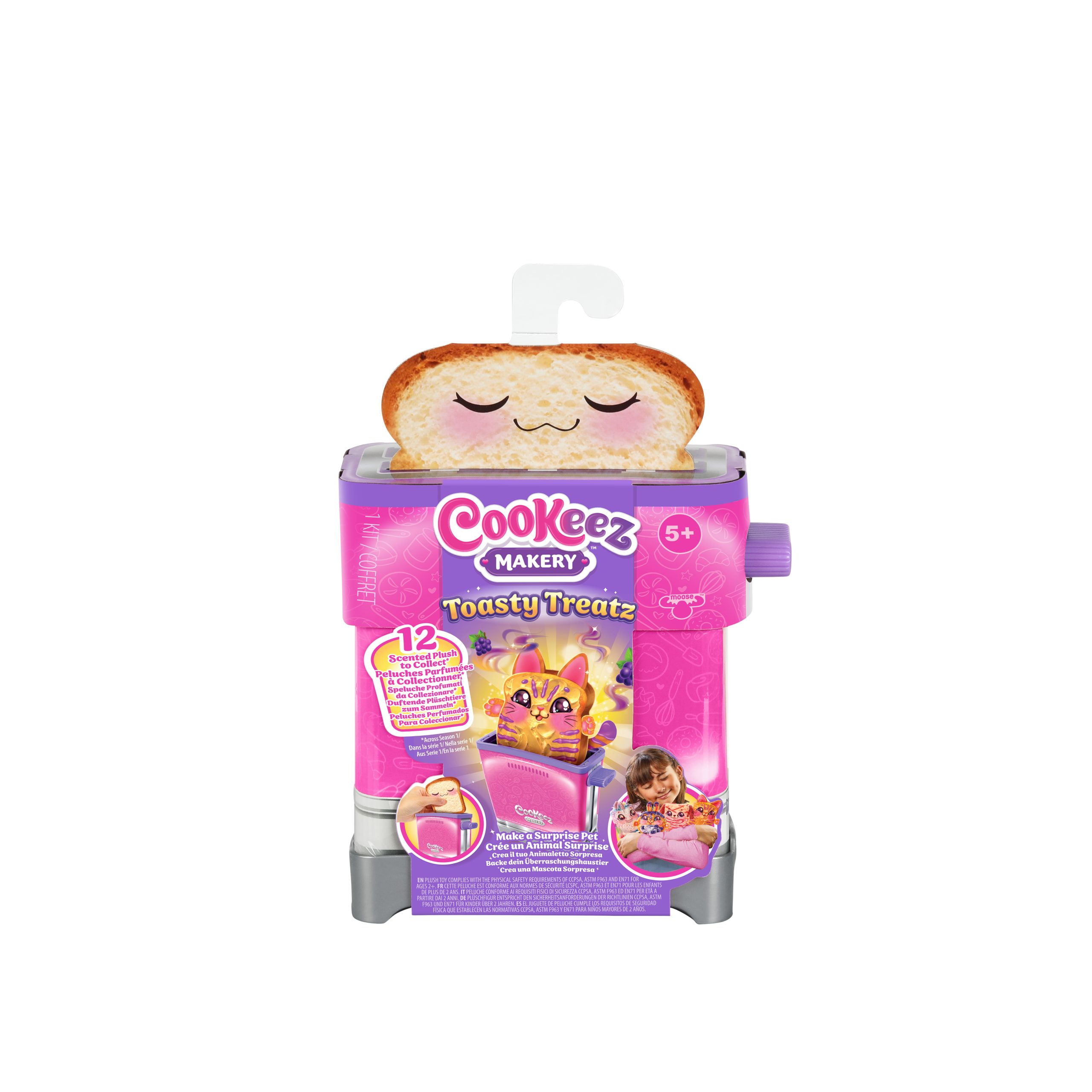 Cookeez Makery Toasty Treatz ชุดเซ็ตของเล่น เครื่องปิ้งขนมปังพร้อมตุ๊กตา ลิขสิทธิ์แท้