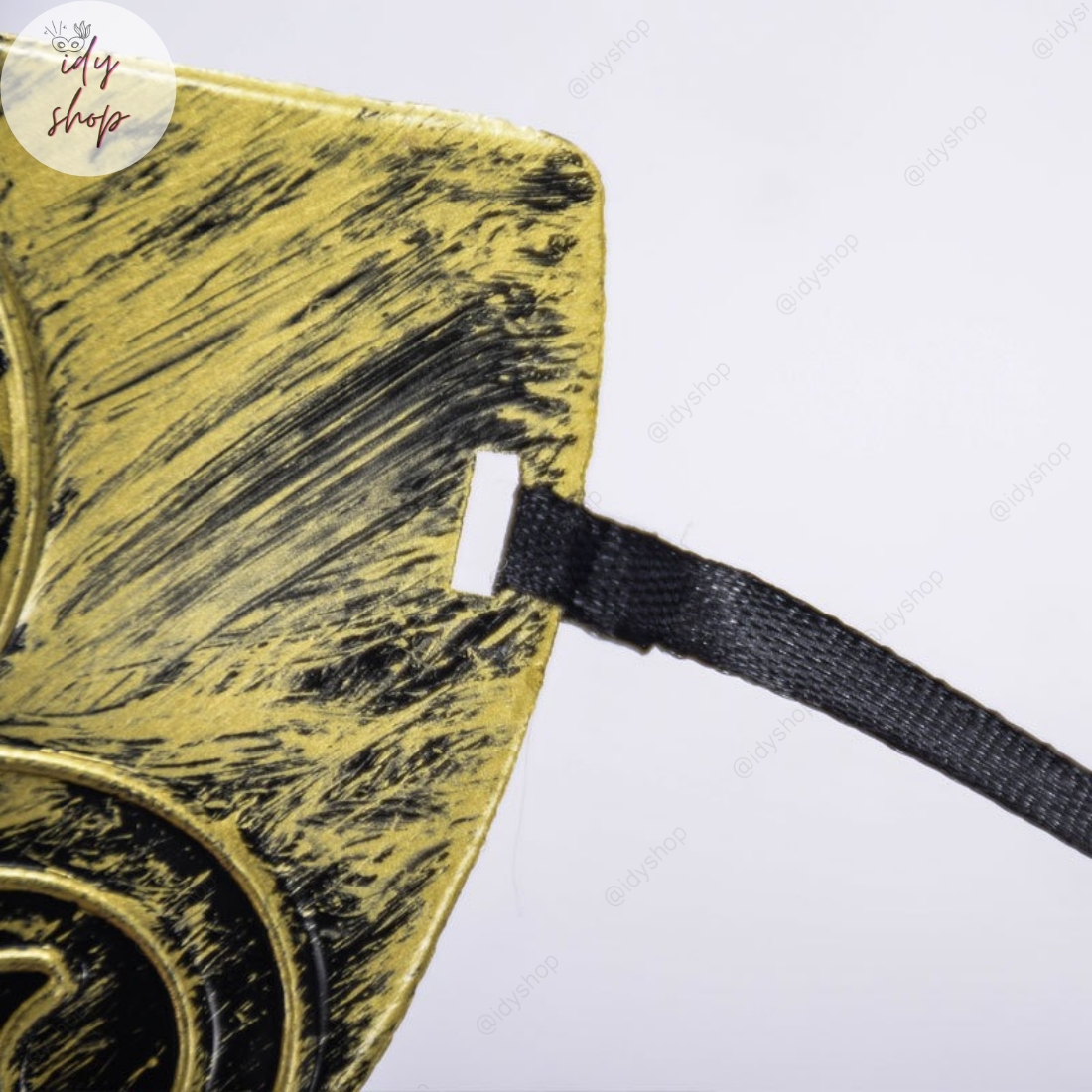 หน้ากากนักรบโรมันกรีกโบราณ สีโลหะโบราณ สไตล์กลาดิเอเตอร์ (Gladiator) Fancy Roman Mask หน้ากากแฟนซี ผู้ชาย หน้ากากแฟนซีครึ่งหน้า หน้ากากแฟนซี idyshop