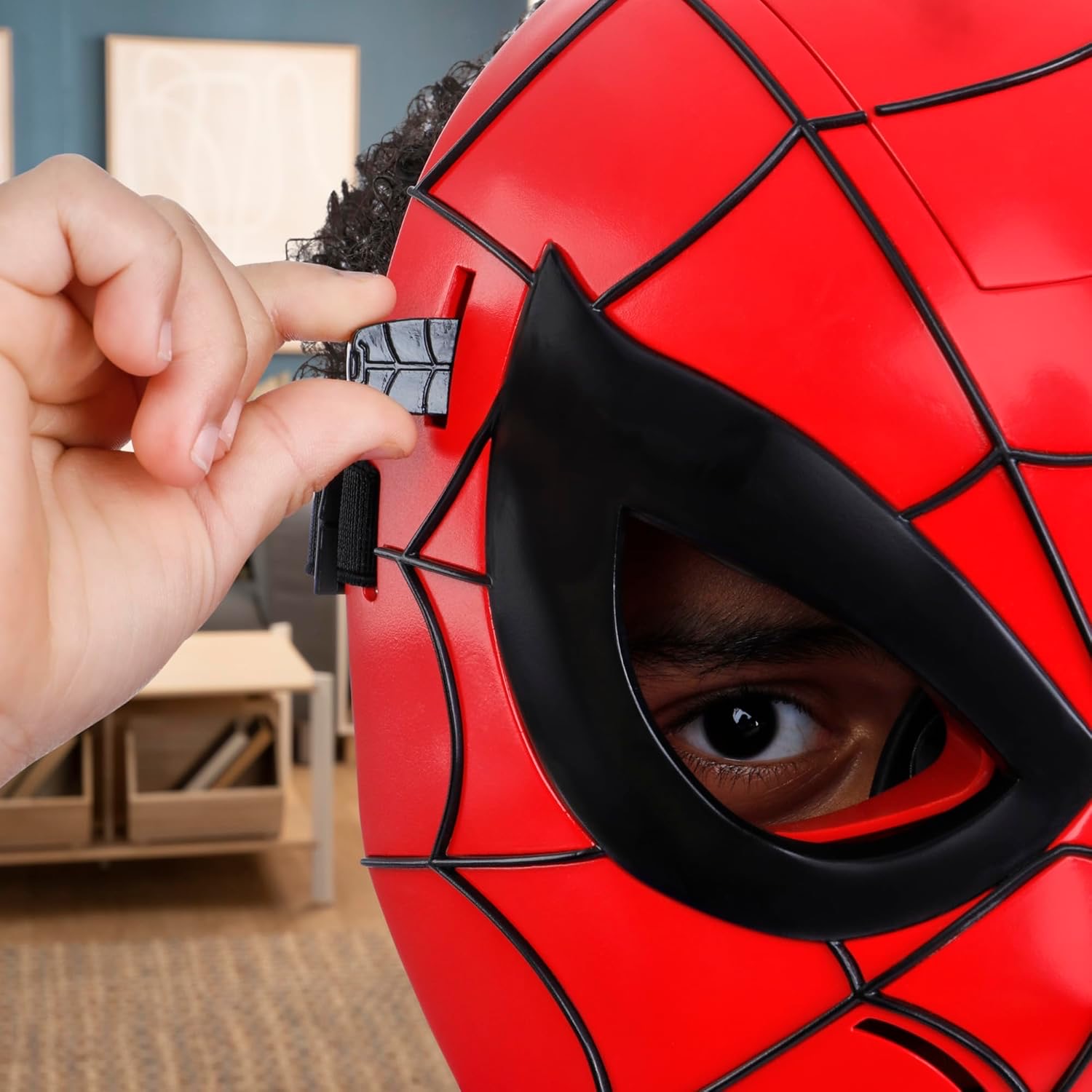 Hasbro Marvel Spider-Man Glow FX Mask Role Play Toy ฮาสโบร มาร์เวล หน้ากาก สไปเดอร์-แมน มีไฟ ลิขสิทธิ์แท้