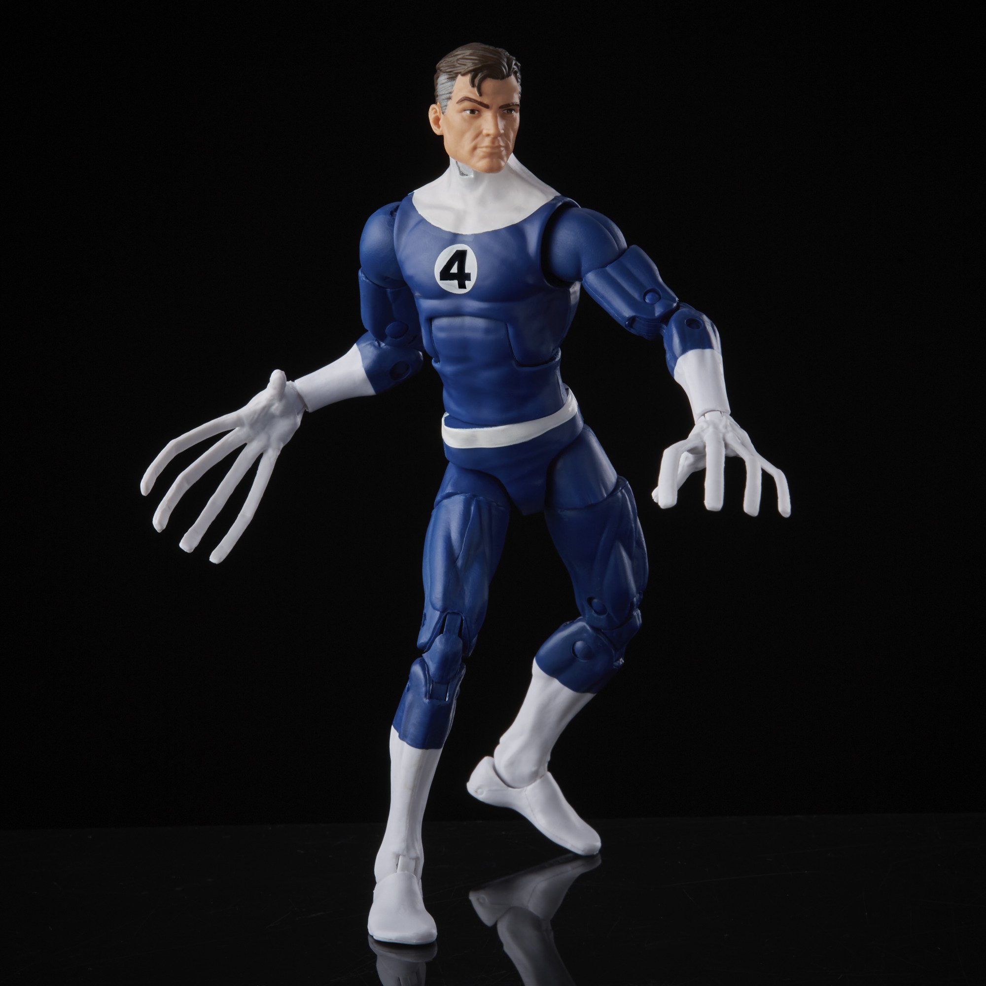 Hasbro Marvel Legends Series Retro Fantastic Four Mr. Fantastic 6-Inch Action Figure ฮาสโบร มาร์เวล เลเจนด์ แฟนแทสติก โฟร์ หุ่นโมเดลฟิกเกอร์ มิสเตอร์ แฟนแทสติก ขนาด 6 นิ้ว ลิขสิทธิ์แท้
