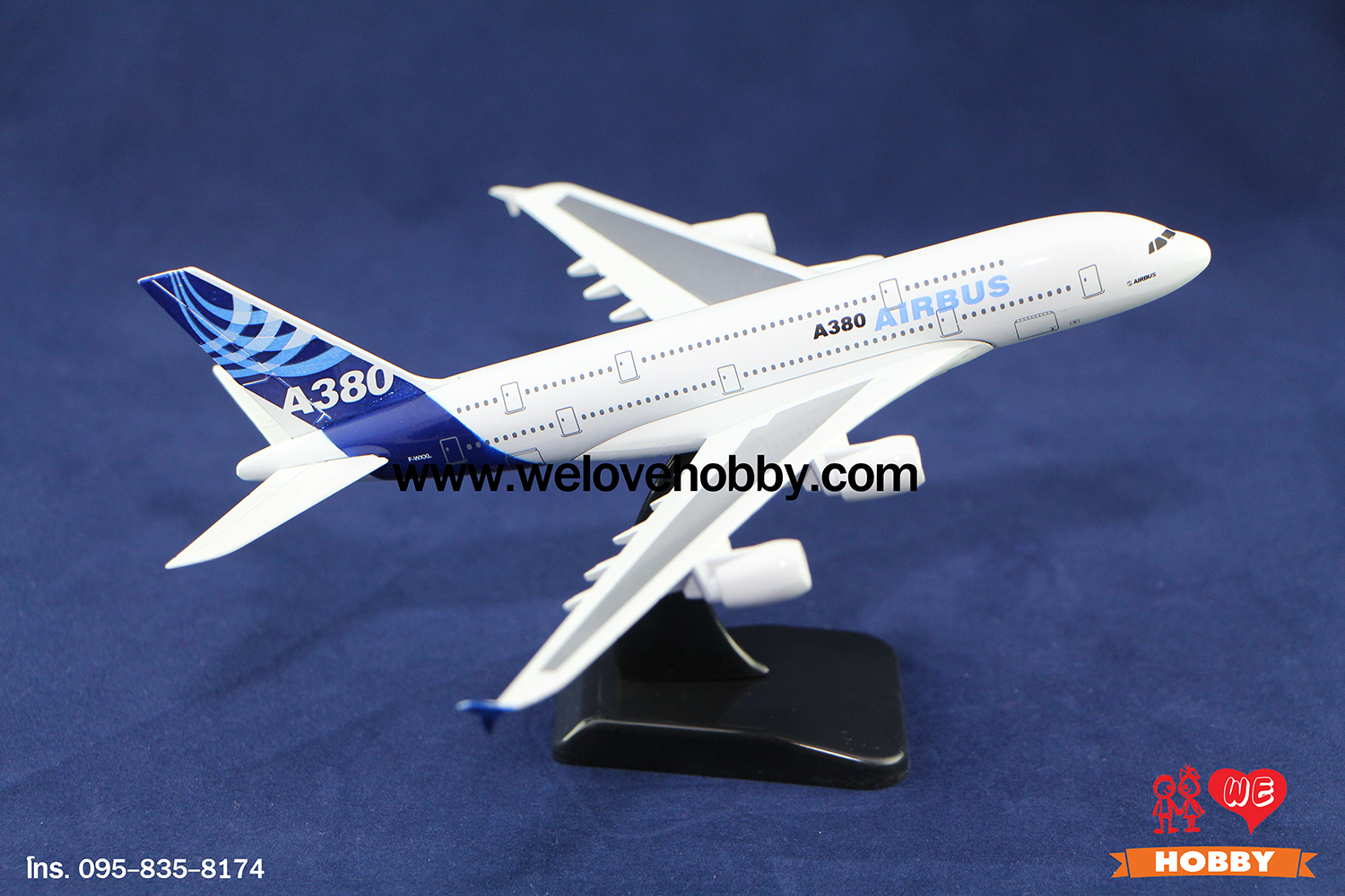 โมเดลเครื่องบิน Airbus A380 ไซส์กลาง Airbus A380 Series (1:400)
