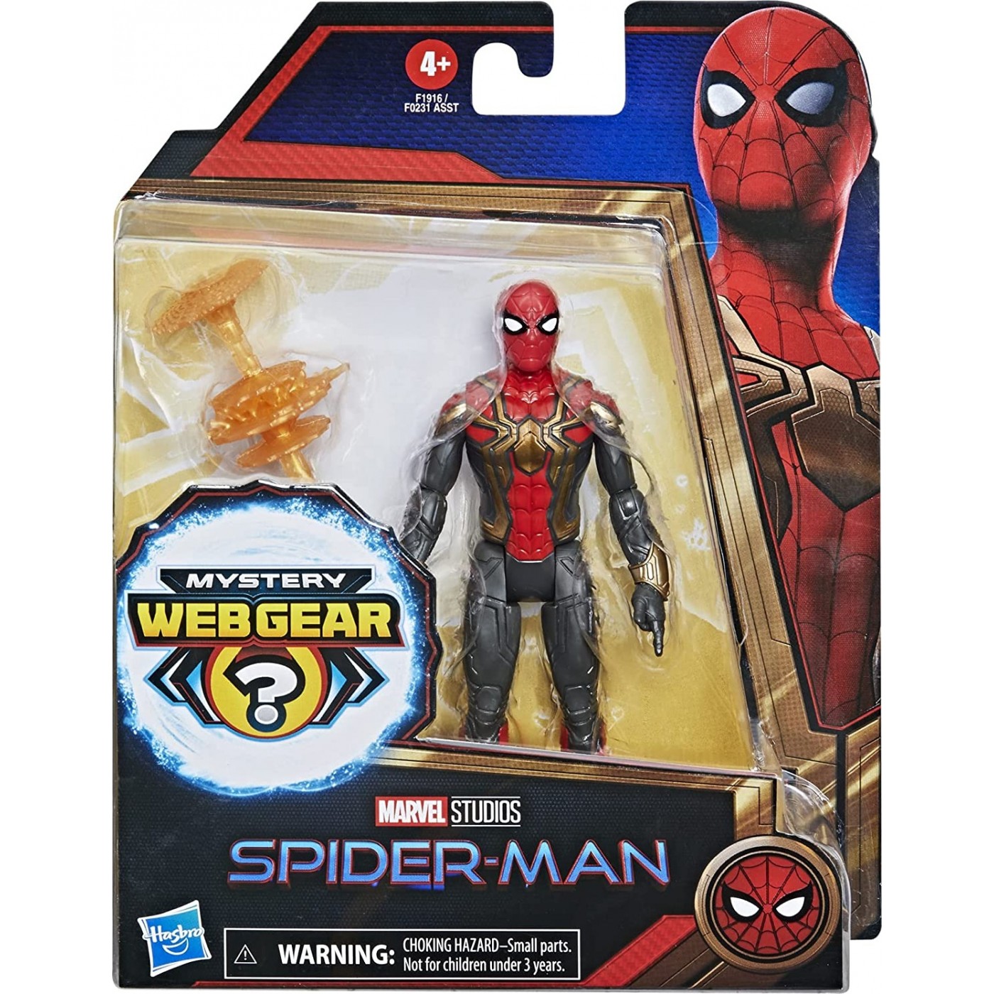 Hasbro Marvel Mystery Web Gear Integrated Suit Spider-Man 6-Inch Action Figure ฮาสโบร มาร์เวล หุ่นโมเดลฟิกเกอร์ เว็บ เกียร์ อินทีเกต สูท สไปเดอร์-แมน ขนาด 6 นิ้ว ลิขสิทธิ์แท้