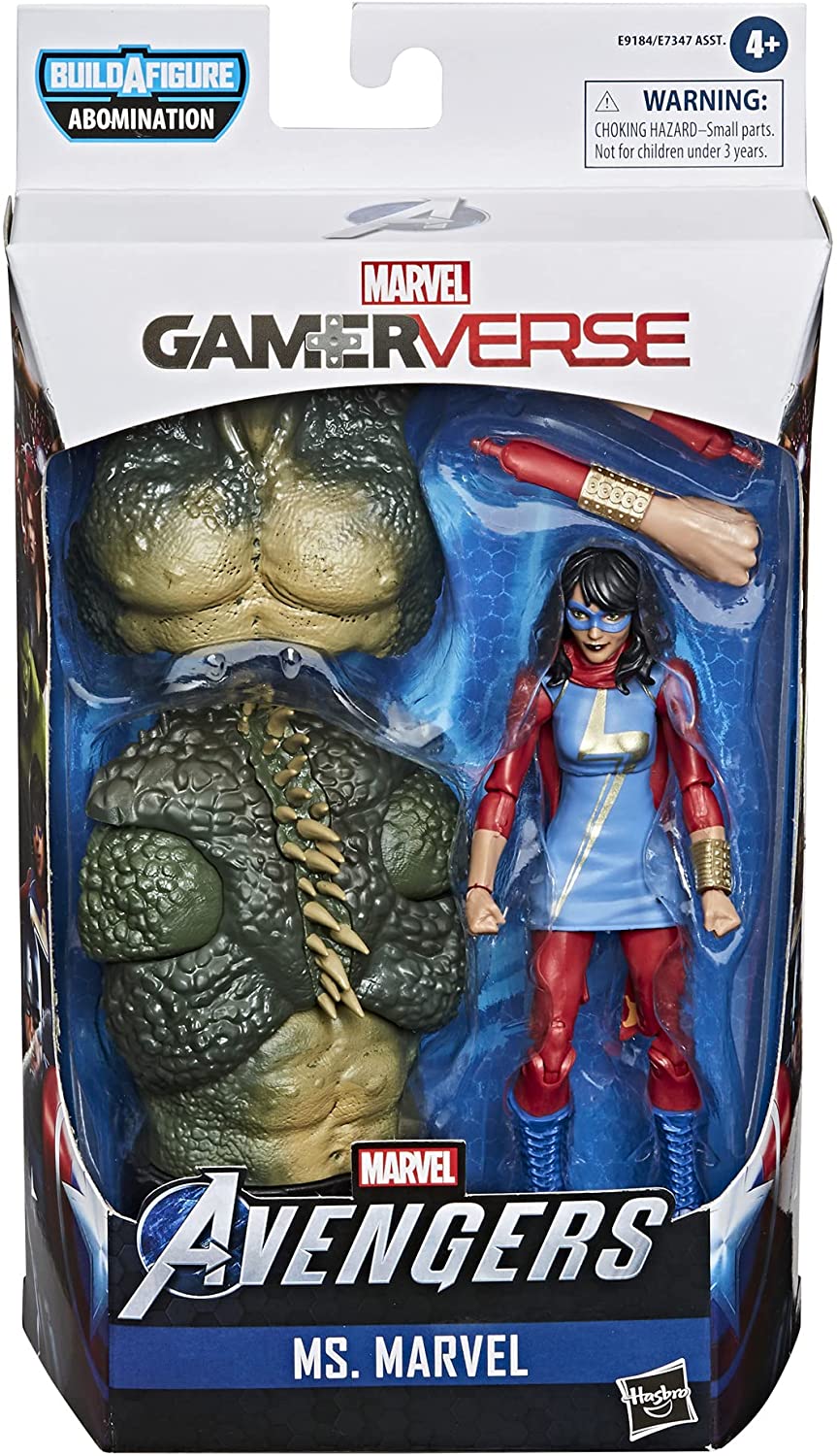 Hasbro Marvel Legends Series Gamerverse Ms. Marvel 6-inch Figure ฮาสโบร มาร์เวล เลเจนด์ ซีรี่ย์ส หุ่นโมเดลฟิกเกอร์ เกมเมอร์เวิร์ส มิส มาร์เวล ขนาด 6 นิ้ว ลิขสิทธิ์แท้
