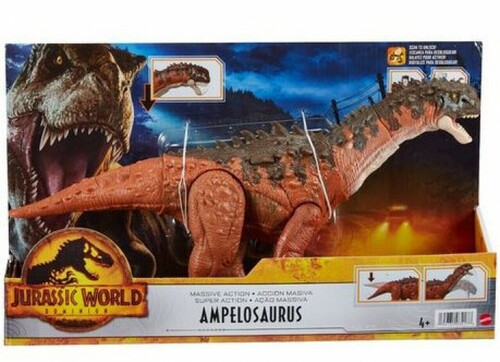 Mattel Jurassic World Massive Action Ampelosaurus (HDX50) แมทเทล จูราสสิค เวิลด์ ของเล่นแอ็กชั่นฟิกเกอร์ไดโนเสาร์ แอมเพโลซอรัส