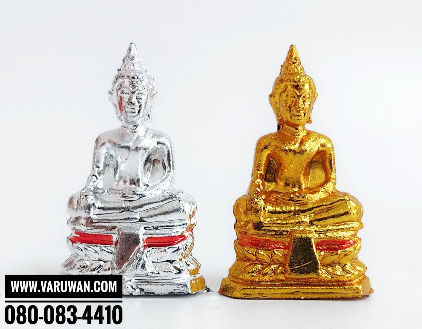 พระปางสะดุ้งมารพลาสติก พิมพ์ 1 นิ้ว