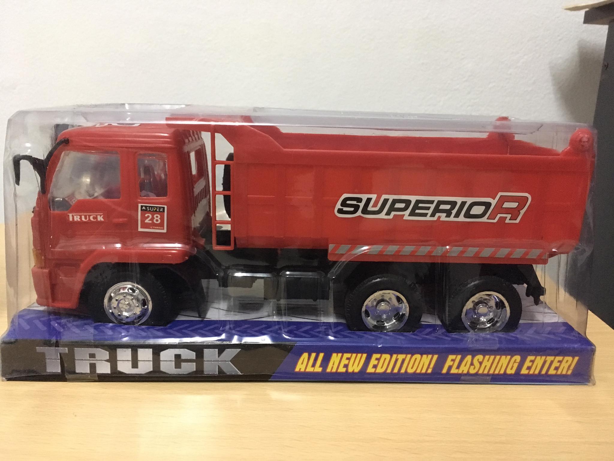 รถดั๊มของเล่นพลาสติก รถดั้มไอ้หลง