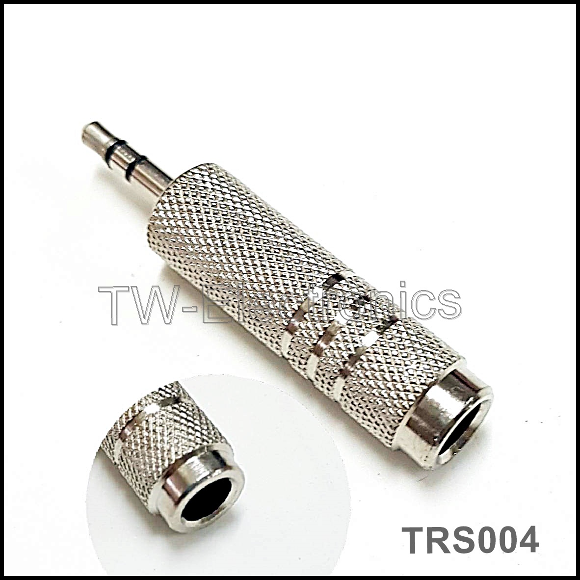 3.5mm Stereo ตัวผู้ / ¼” Stereo ตัวเมีย (TRS004)