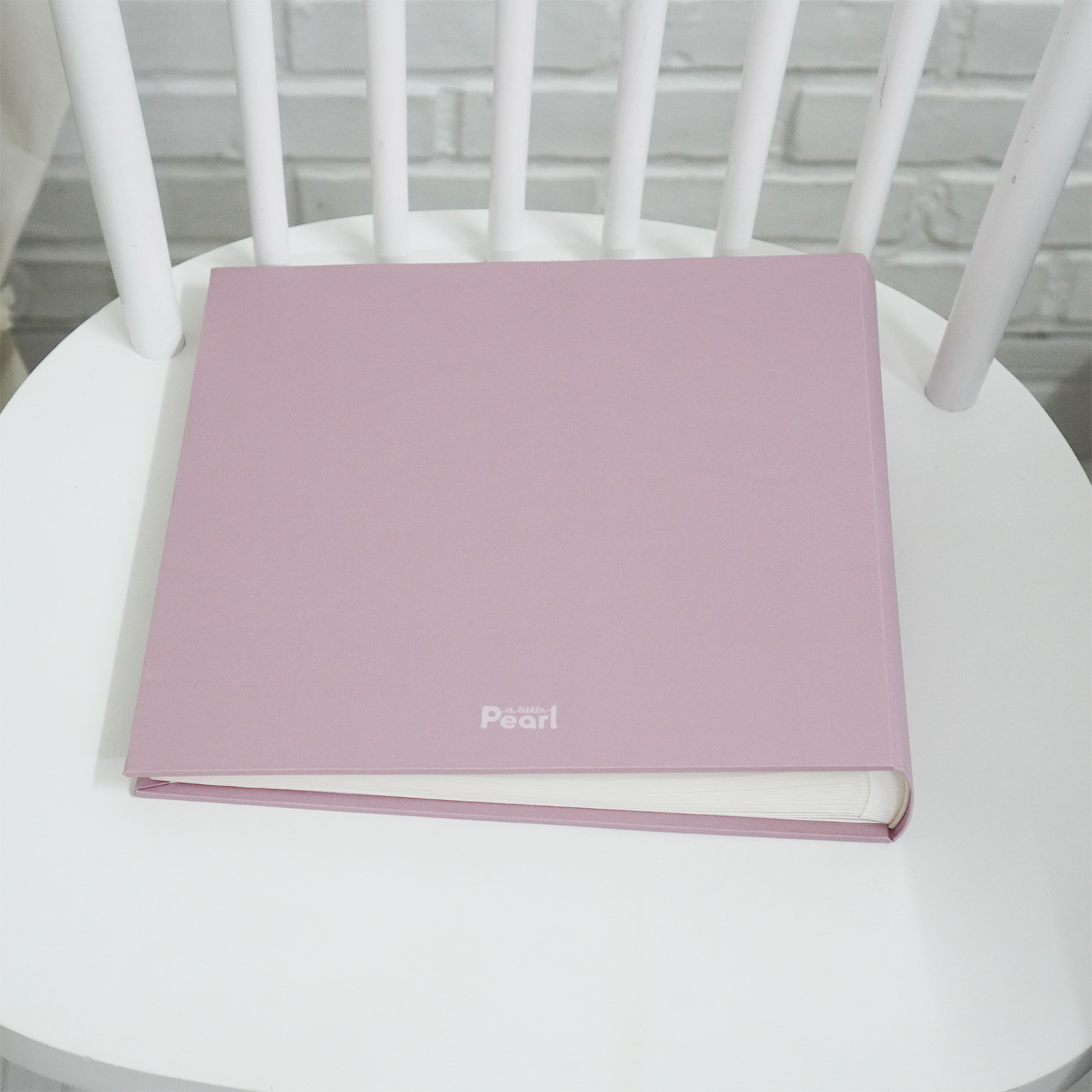 สมุดเซ็น สมุดอวยพร แบบพร้อมส่ง ขนาด 60 หน้า ลาย Minimal - Pink พร้อมข้อความ Happily Ever After