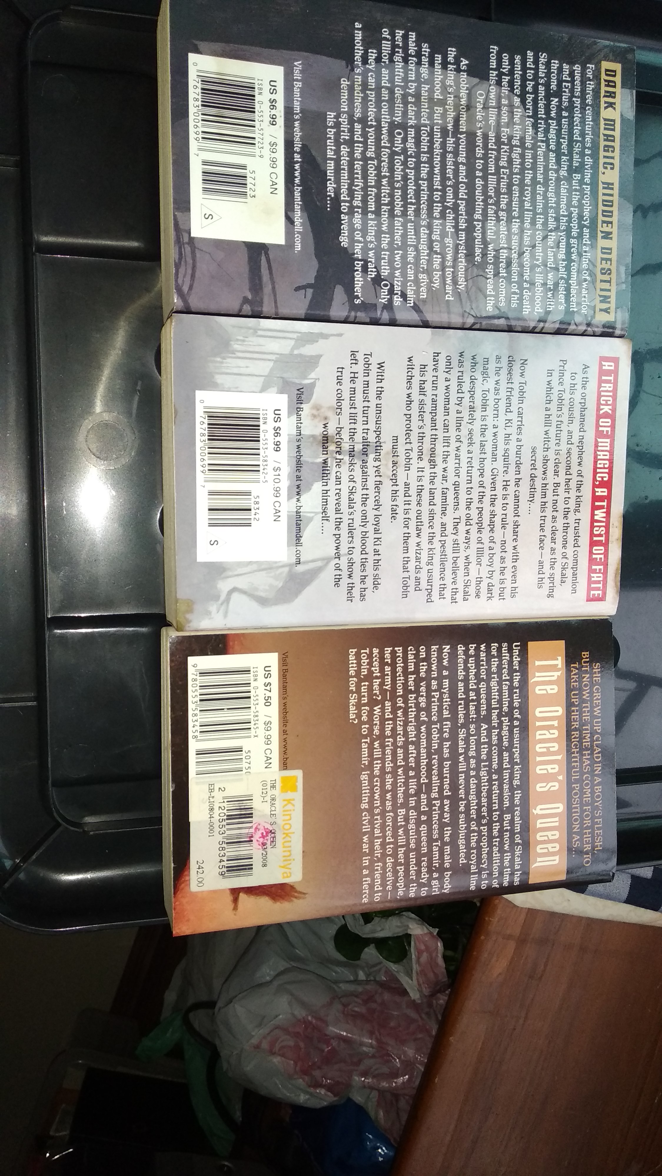 The Bone Doll's Twin, Hidden Warrior, The Oracle's Queen (Tamír Triad v1-3) by Lynn Flewelling