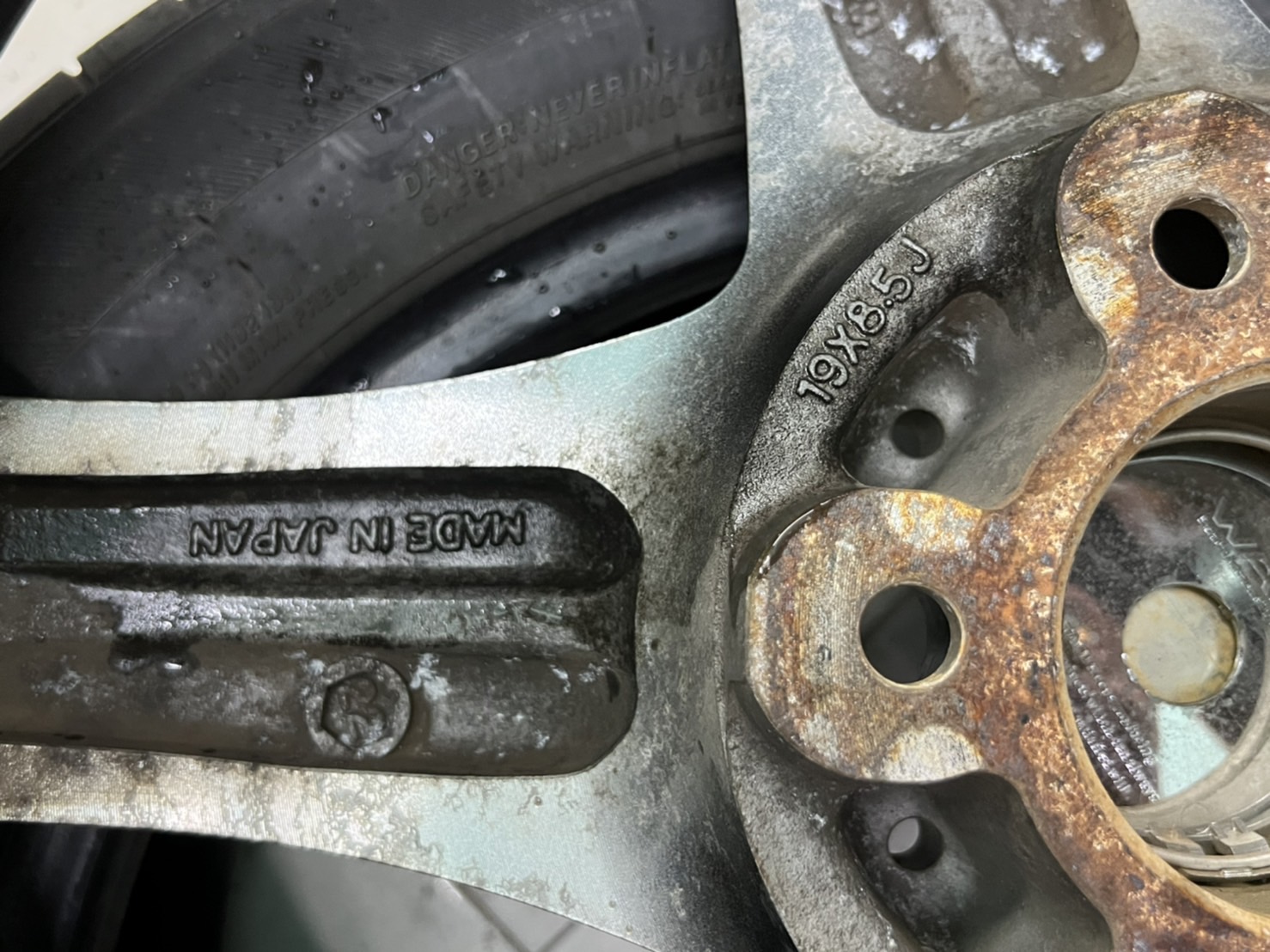 ล้อแท้เบนซ์ WALD streifen 19" ตามสภาพ